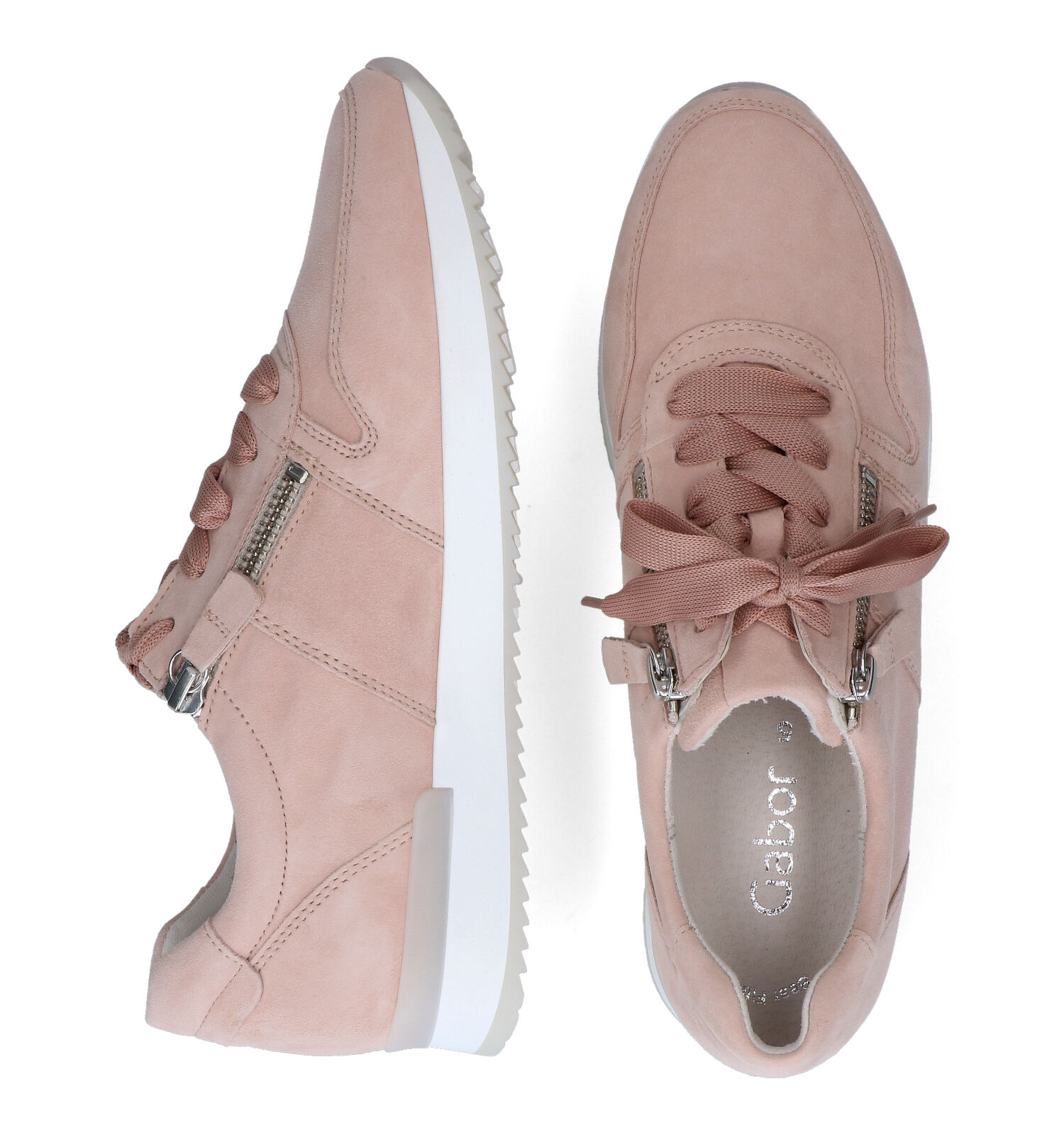 antiek afstand tot nu Gabor Best Fitting Roze Veterschoenen | Dames Sneakers