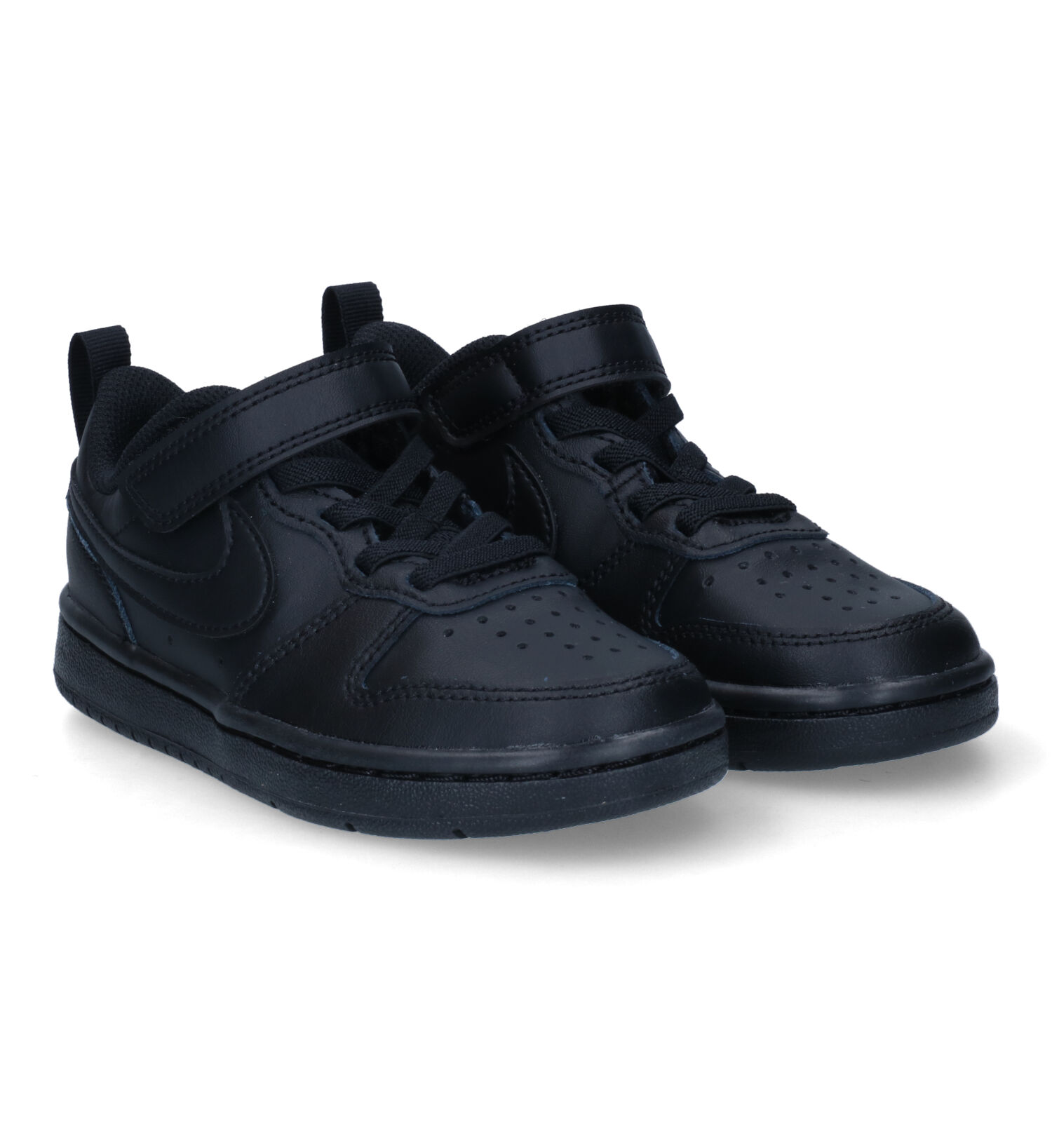 Nike court borough zwart on sale
