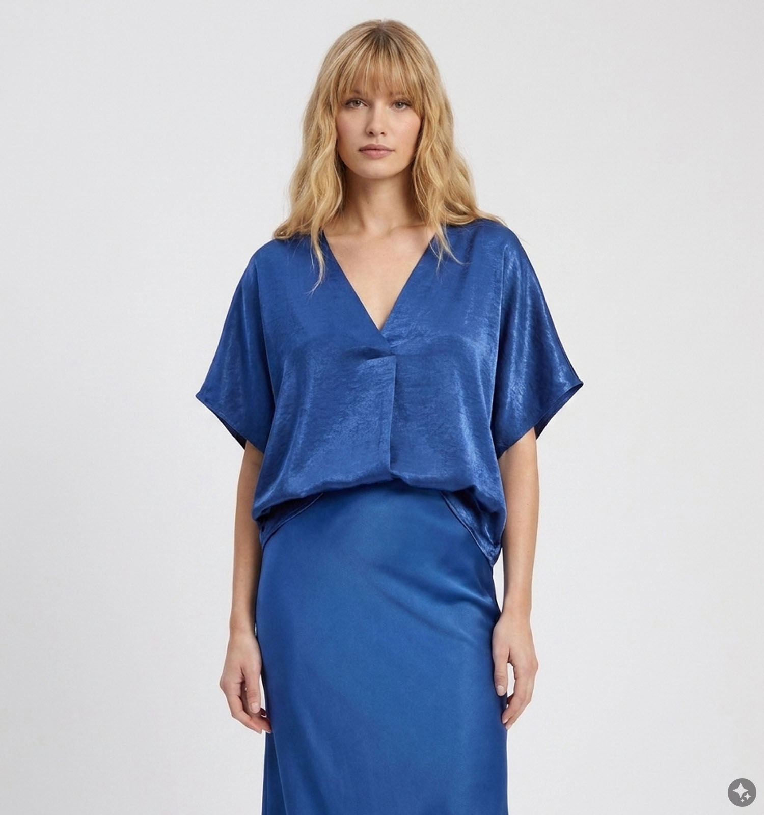 Vero Moda Vina Blauwe Blouse