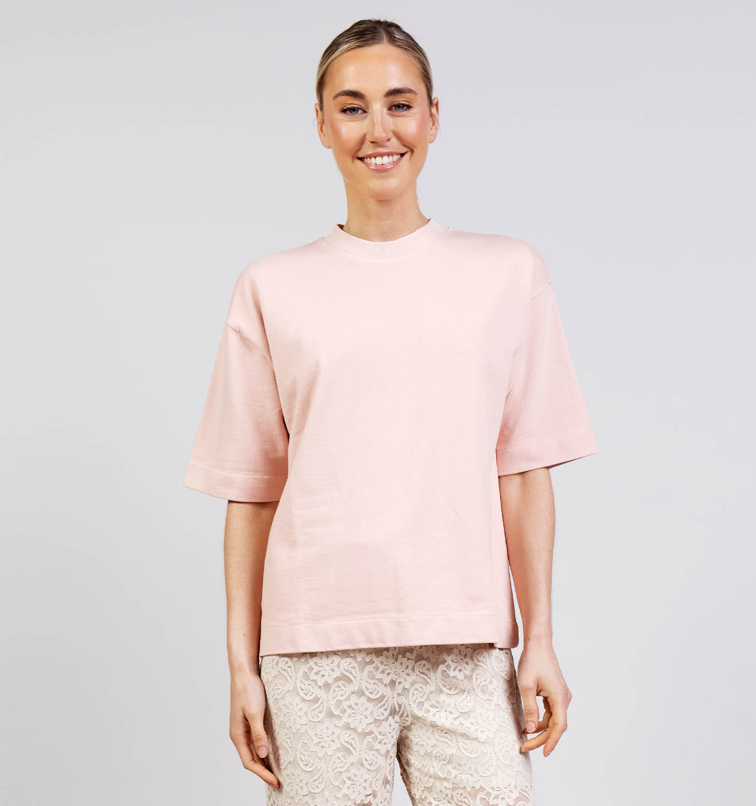 Desires Nia Sweat T-shirt en Rose
