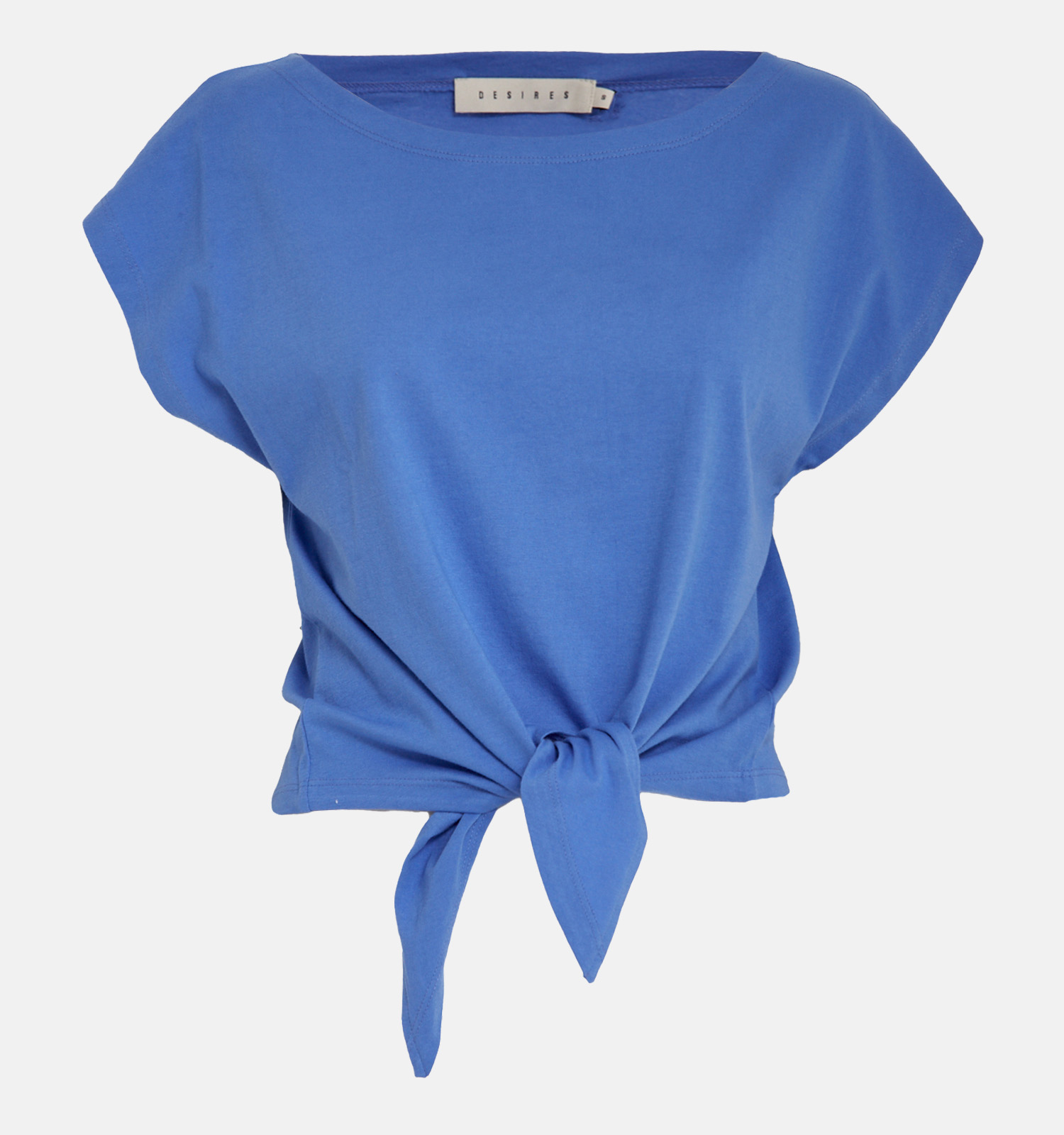 Desires Nubia Tie Top Blauwe T-shirt