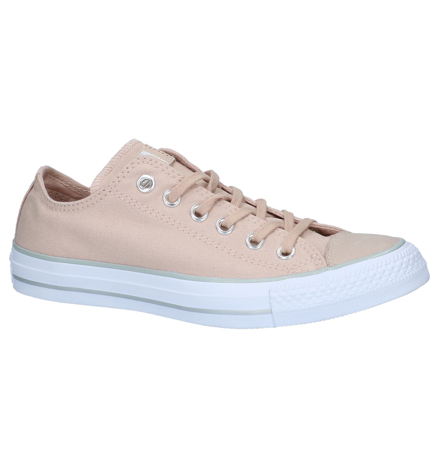converse basse rose clair