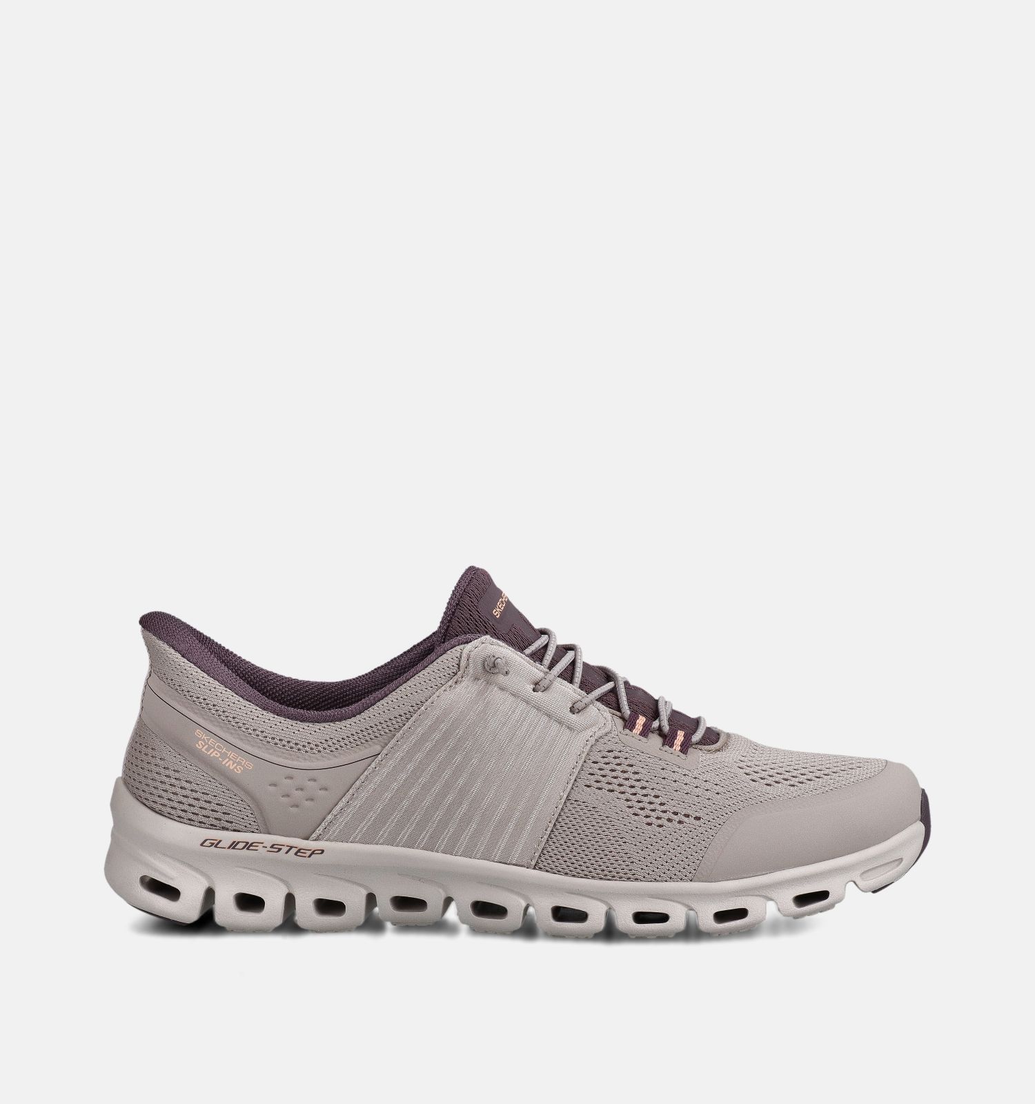 Skechers Glide-Step Stargaze Taupe Slip-ons
