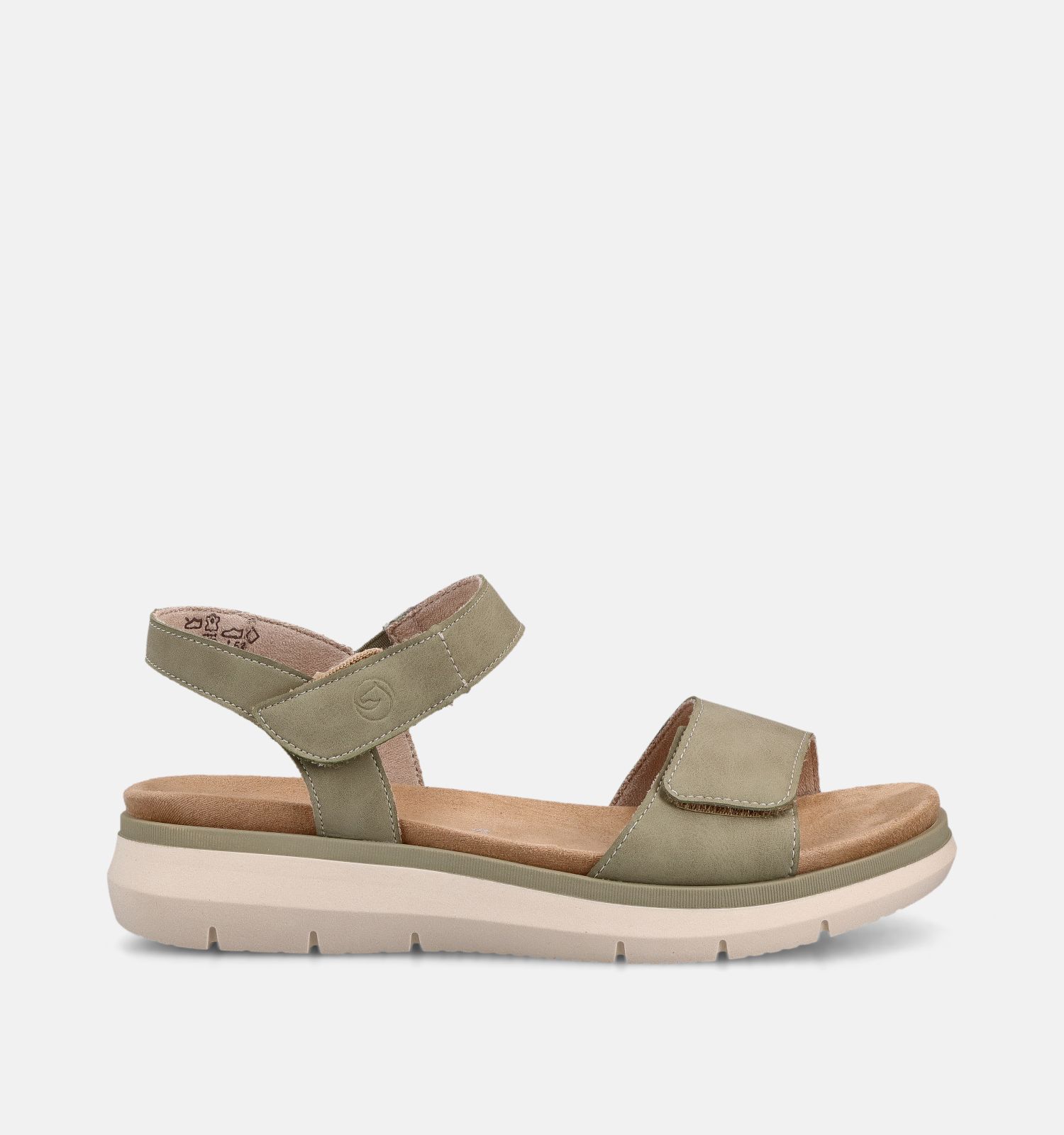 Remonte Groene Sandalen voor Steunzolen