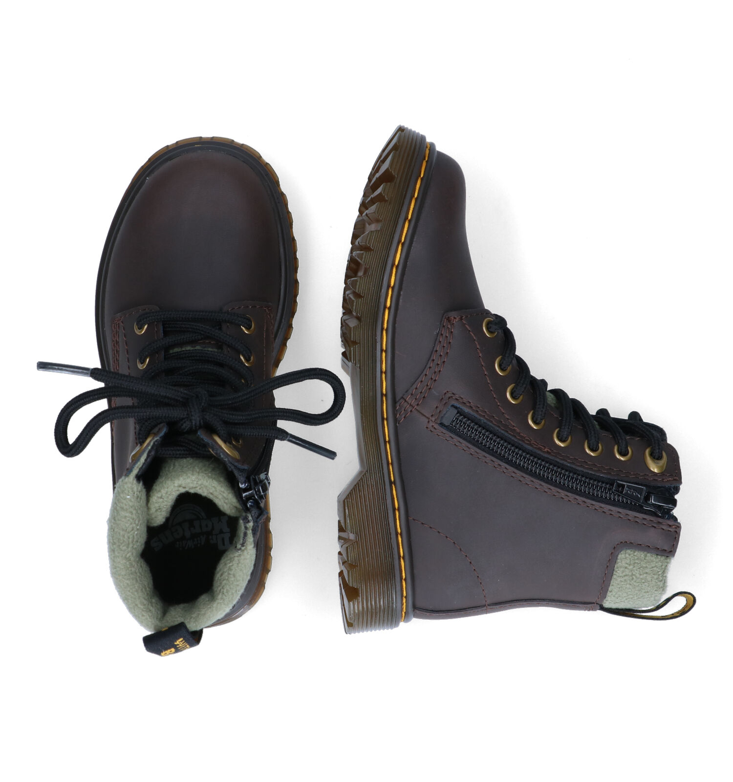 Fahrenheit Biscuit verband Dr.Martens 1460 Collar J Bruine Bottines | Jongens Boots