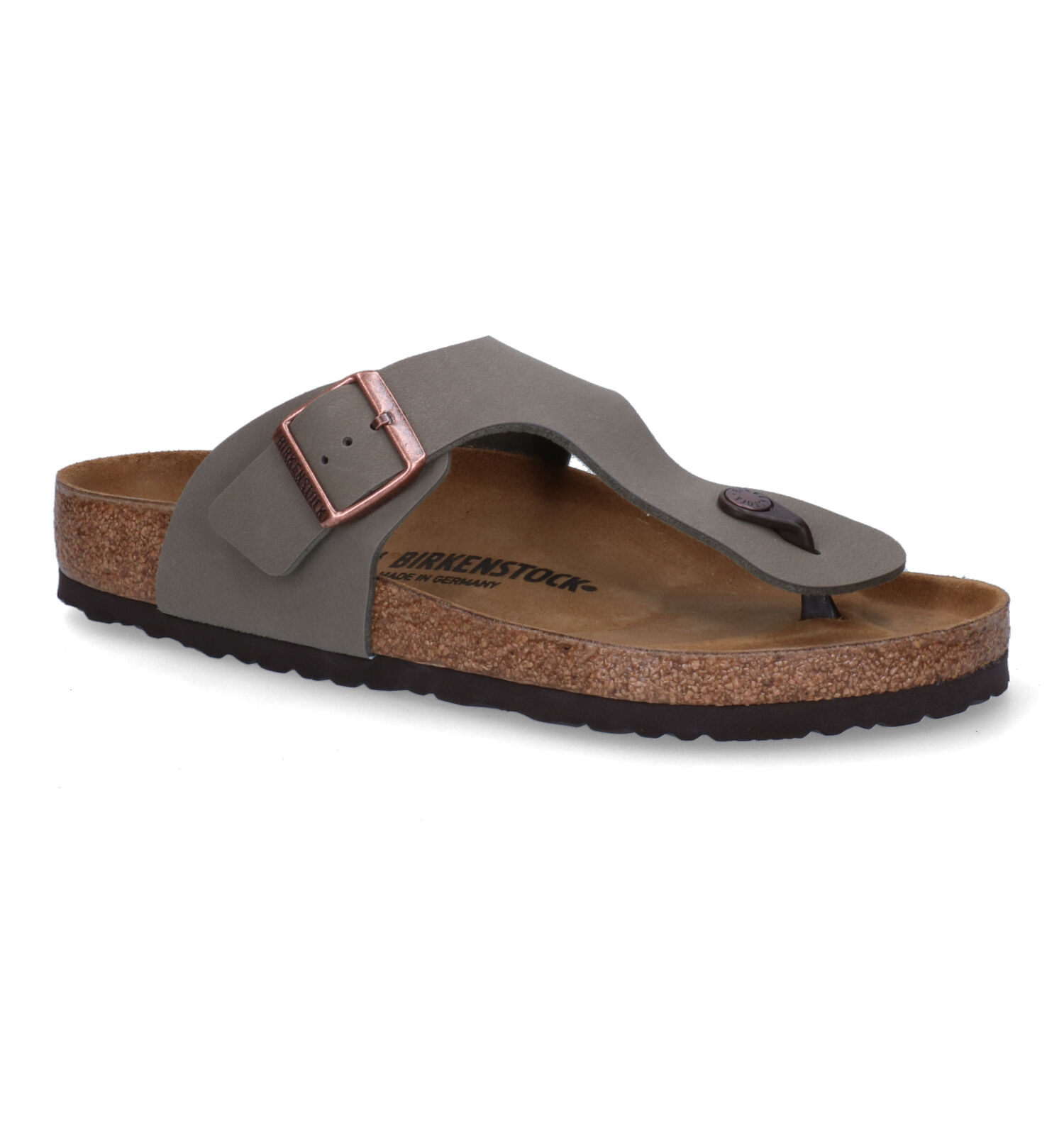 Birkenstock Ramses Grijze Teenslippers Heren Slippers Online