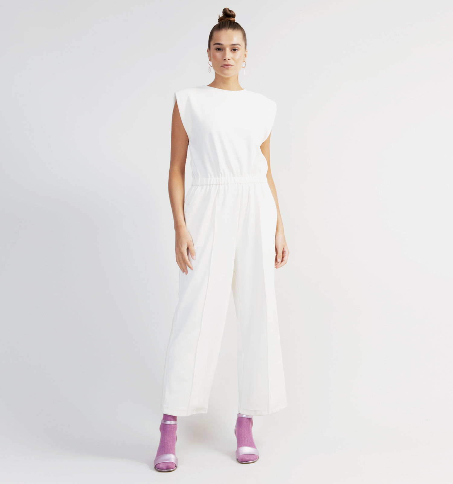 Lake Taupo Absurd speelgoed comma Witte Jumpsuit | Dames Broeken