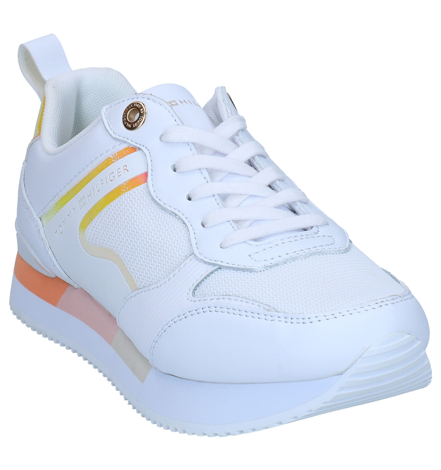 Tommy Hilfiger Feminine Witte Sneakers | TORFS.BE | Gratis verzend en retour