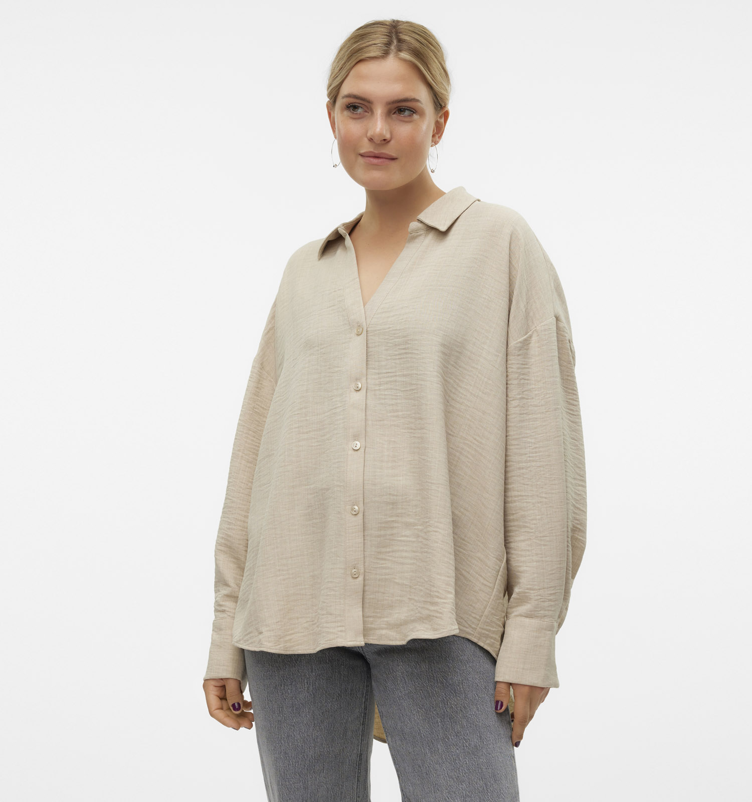 Vero Moda Melaney Queeny Beige Blouse