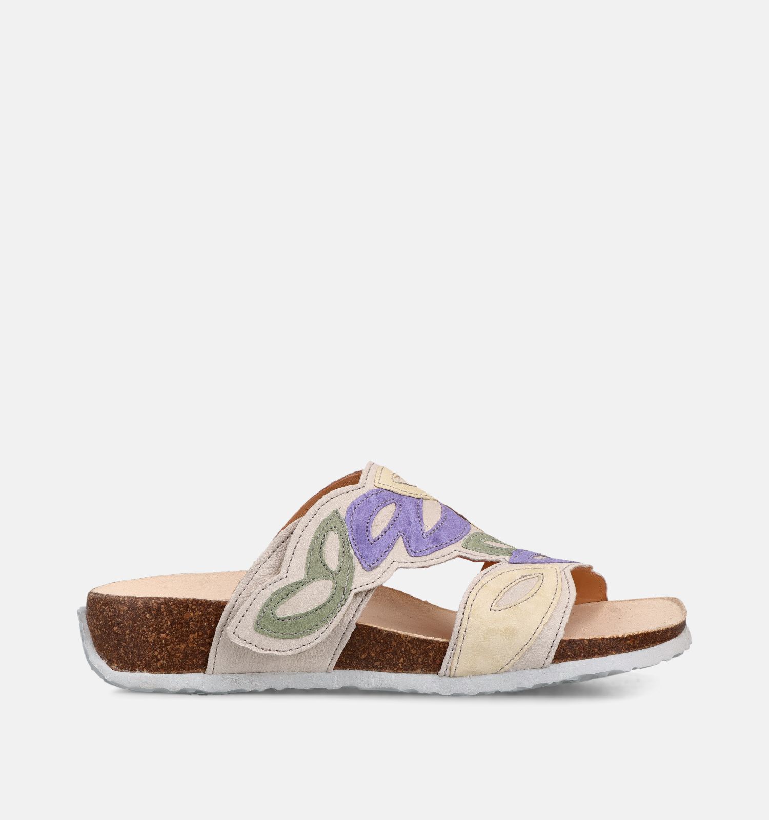 Think! Nu-pieds en Beige/Multi