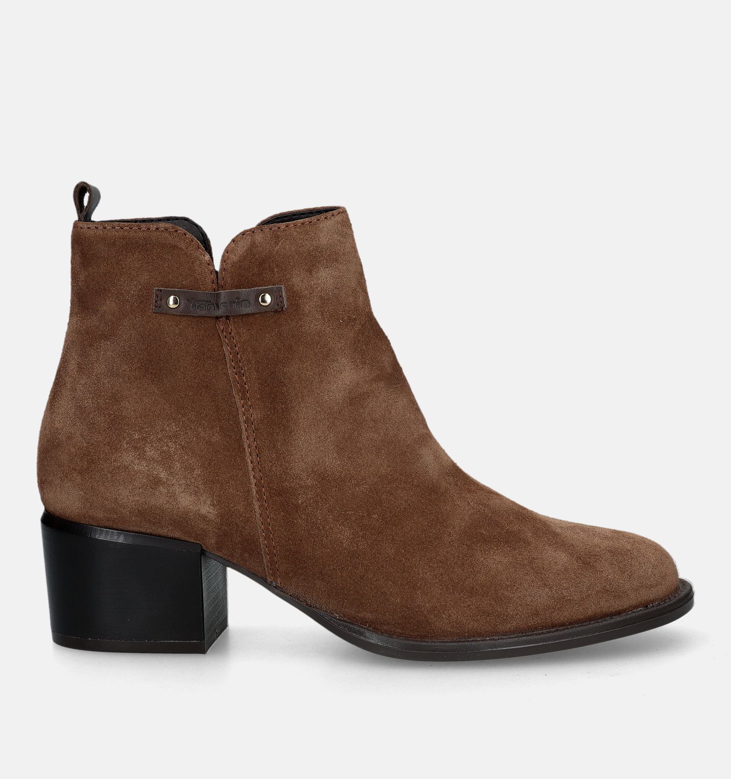 Bruine sales enkellaarsjes tamaris