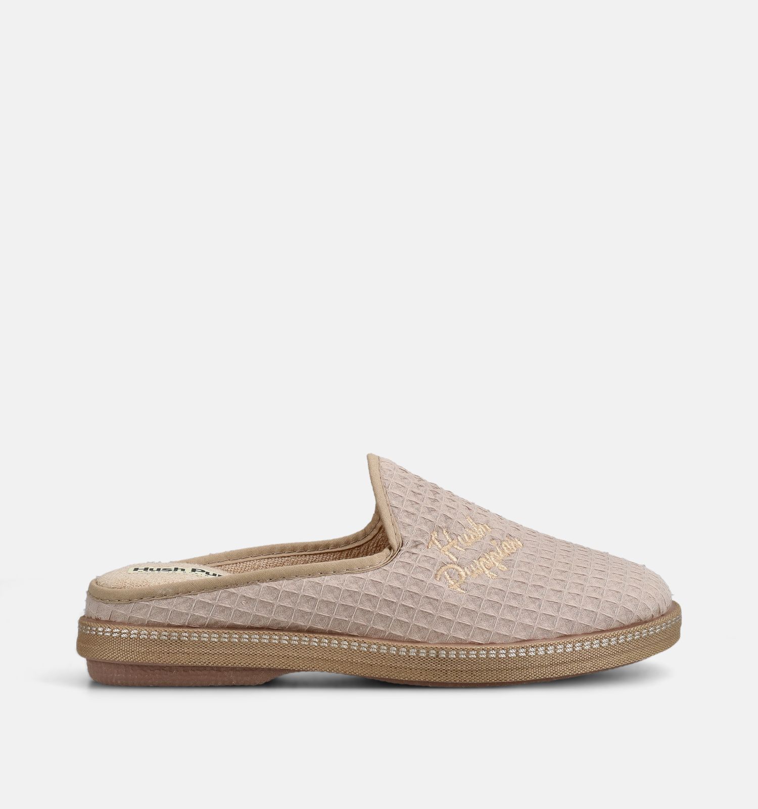 Hush Puppies Pantoufles ouvertes en Beige