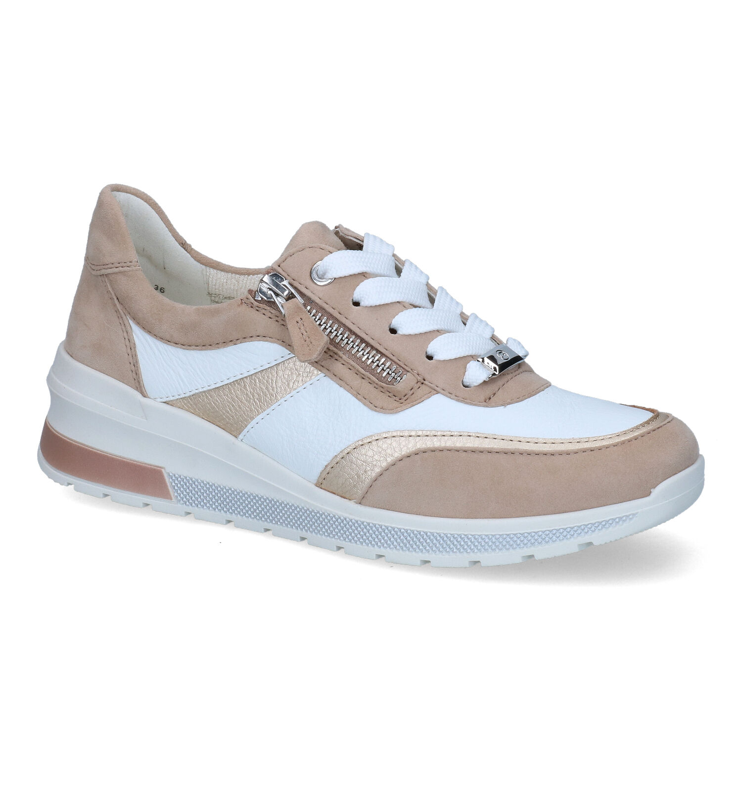 krekel erger maken Koopje Ara Neapel-Tron Beige Veterschoenen | Dames Sneakers