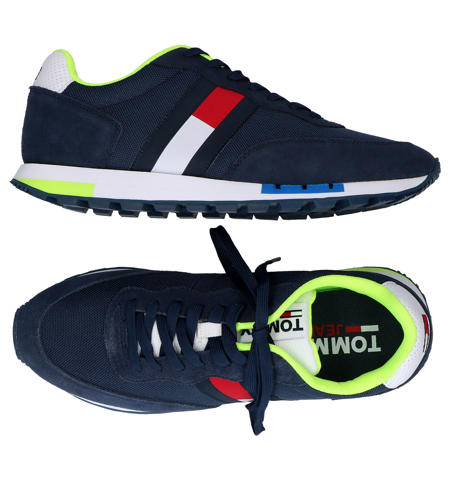 Tommy Hilfiger Retro Blauwe Sneakers | TORFS.BE | Gratis verzend en retour