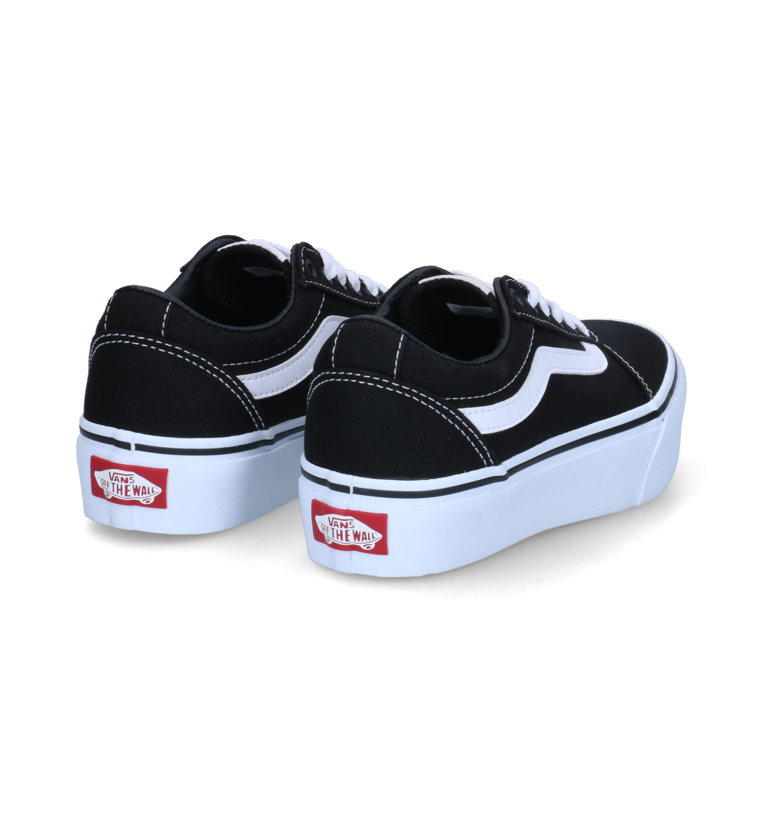 Vans Ward Platform Zwarte Sneakers | TORFS.BE | Gratis verzend en retour