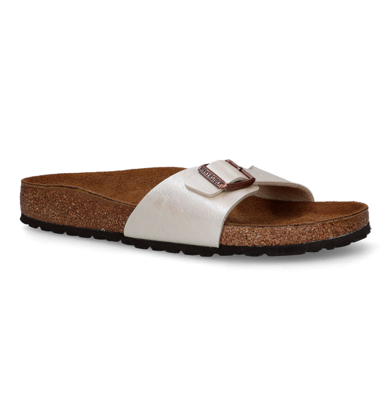 Birkenstock Madrid Beige Slippers | Dames Slippers