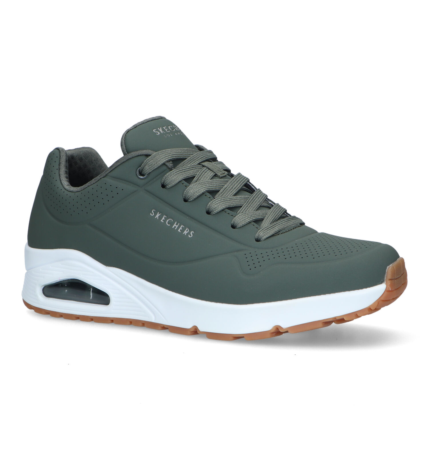 Spanning zonne Diversen Skechers Uno Stand On Air Groene Sneakers | Heren Sneakers