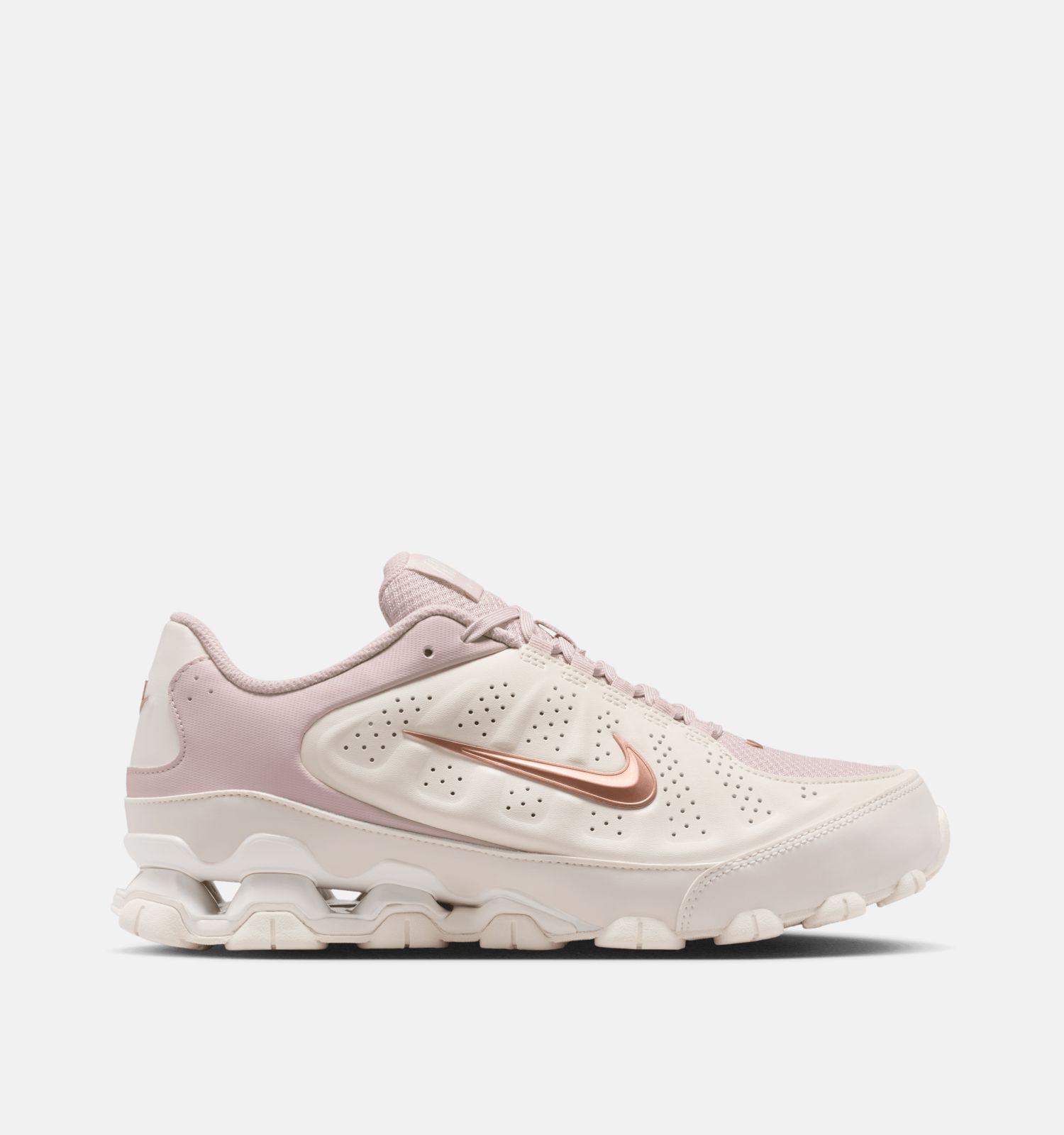 Nike Reax TR Ecru/Lichtroze Sneakers