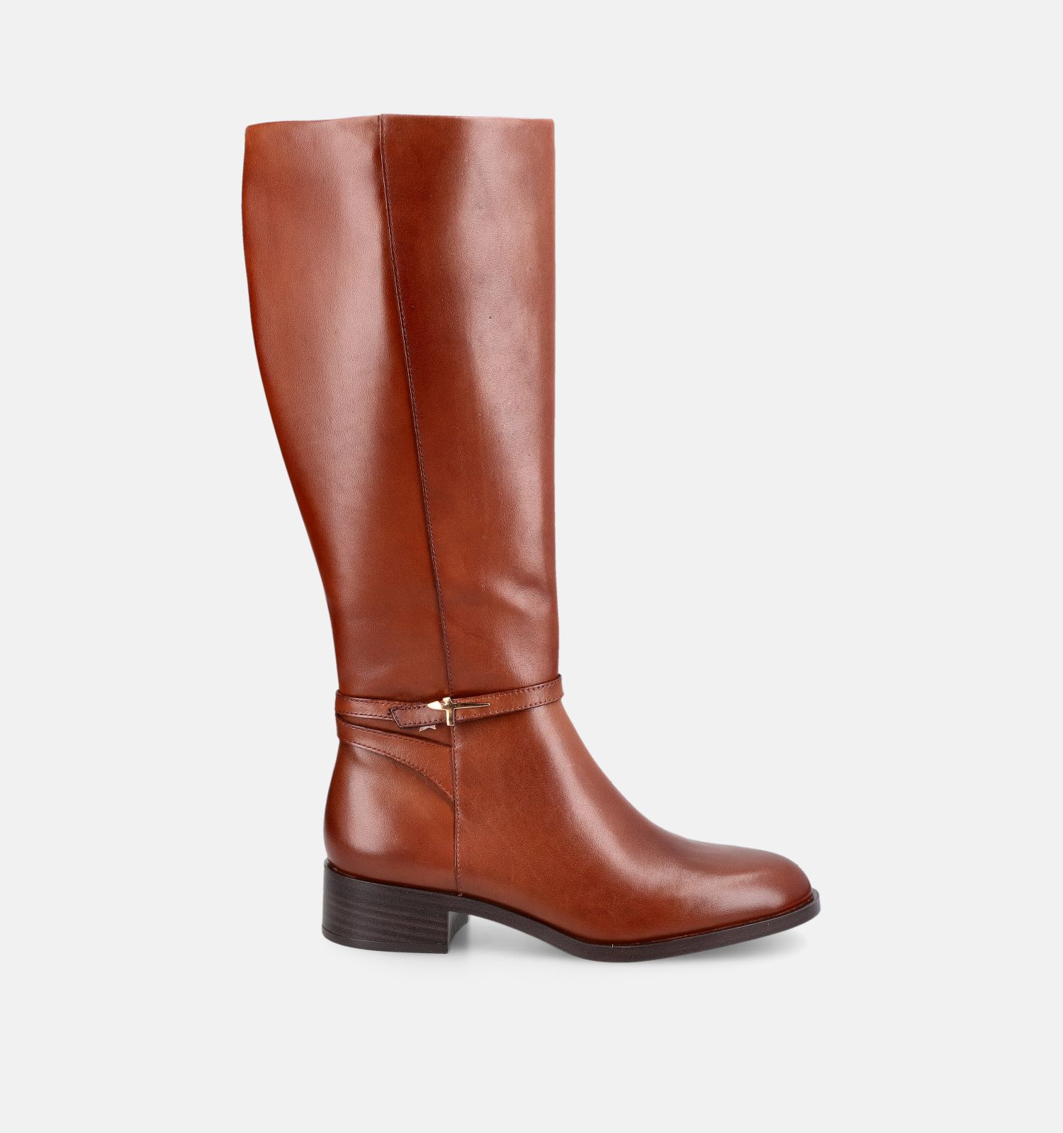 Tamaris Bottes hautes à talons en Cognac