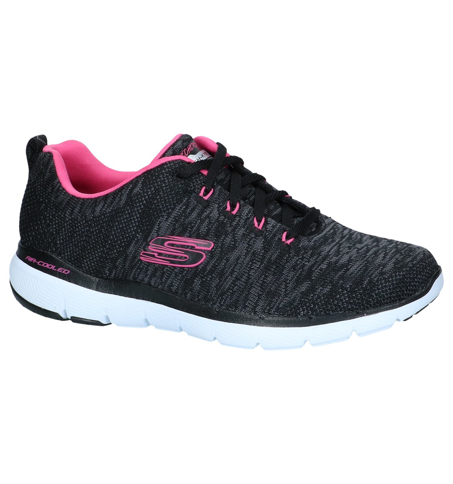 skechers memory foam noir