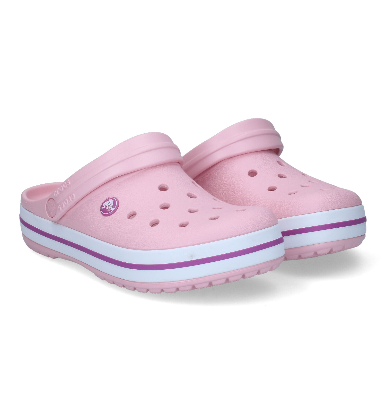 Crocs Crocband Roze Slippers TORFS.BE Gratis verzend en retour