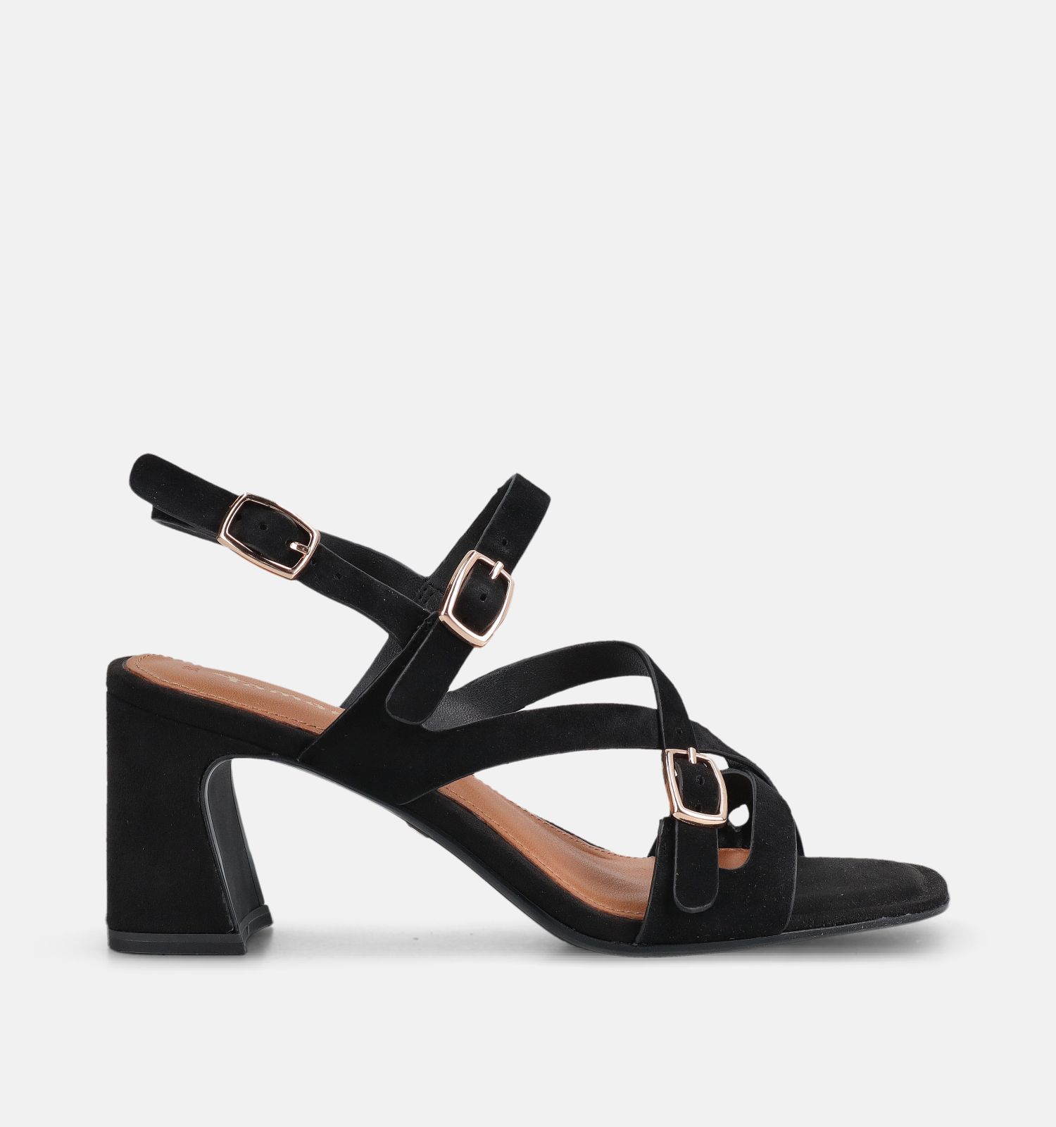 Tamaris Zwarte Sandalen met Hak