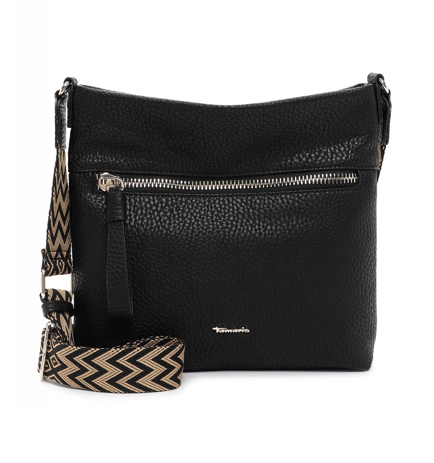 Tamaris Martha Zwarte Crossbody Tas Dames Crossbody tassen