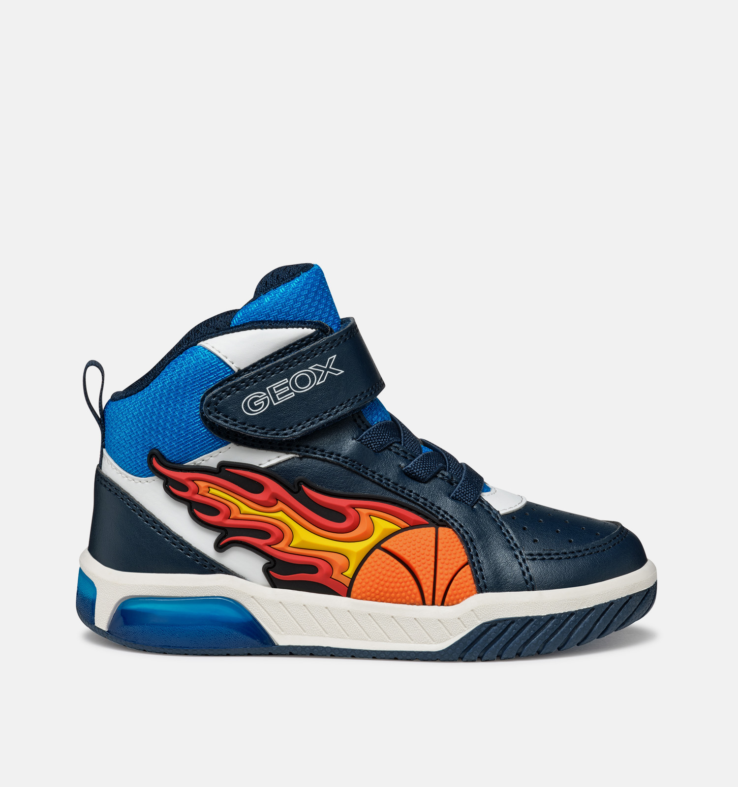 Geox Inek Baskets montantes en Bleu foncé