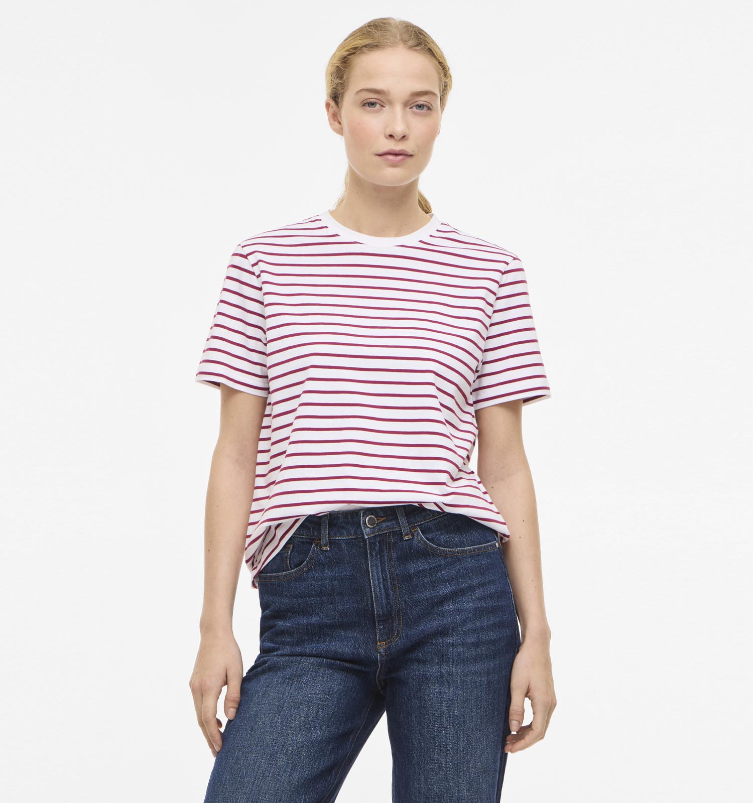 Vila Nora Rood T-shirt