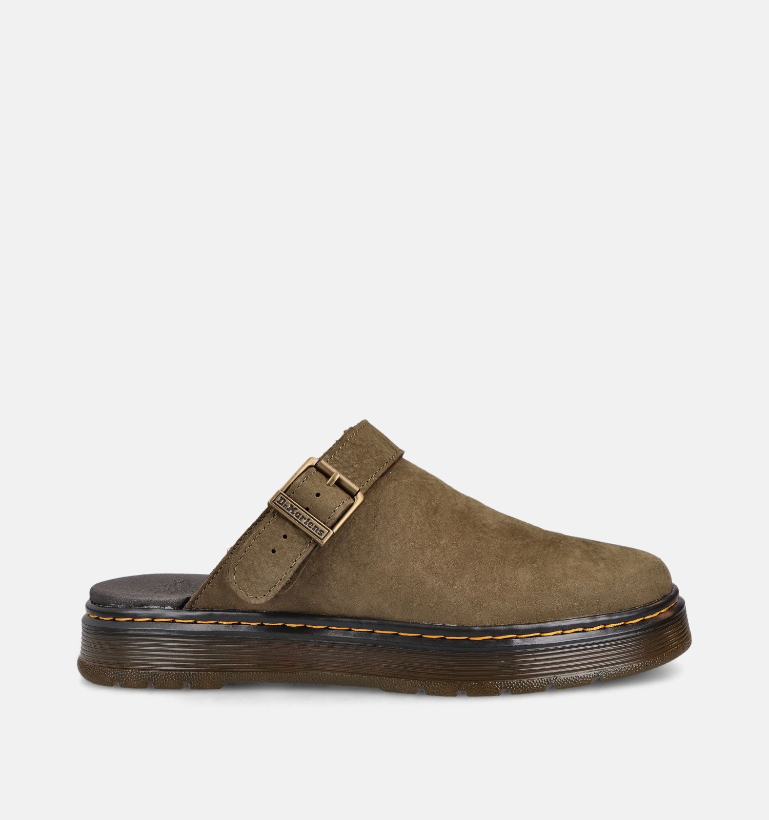 Dr. Martens Brookline Mule Clogs en Vert kaki