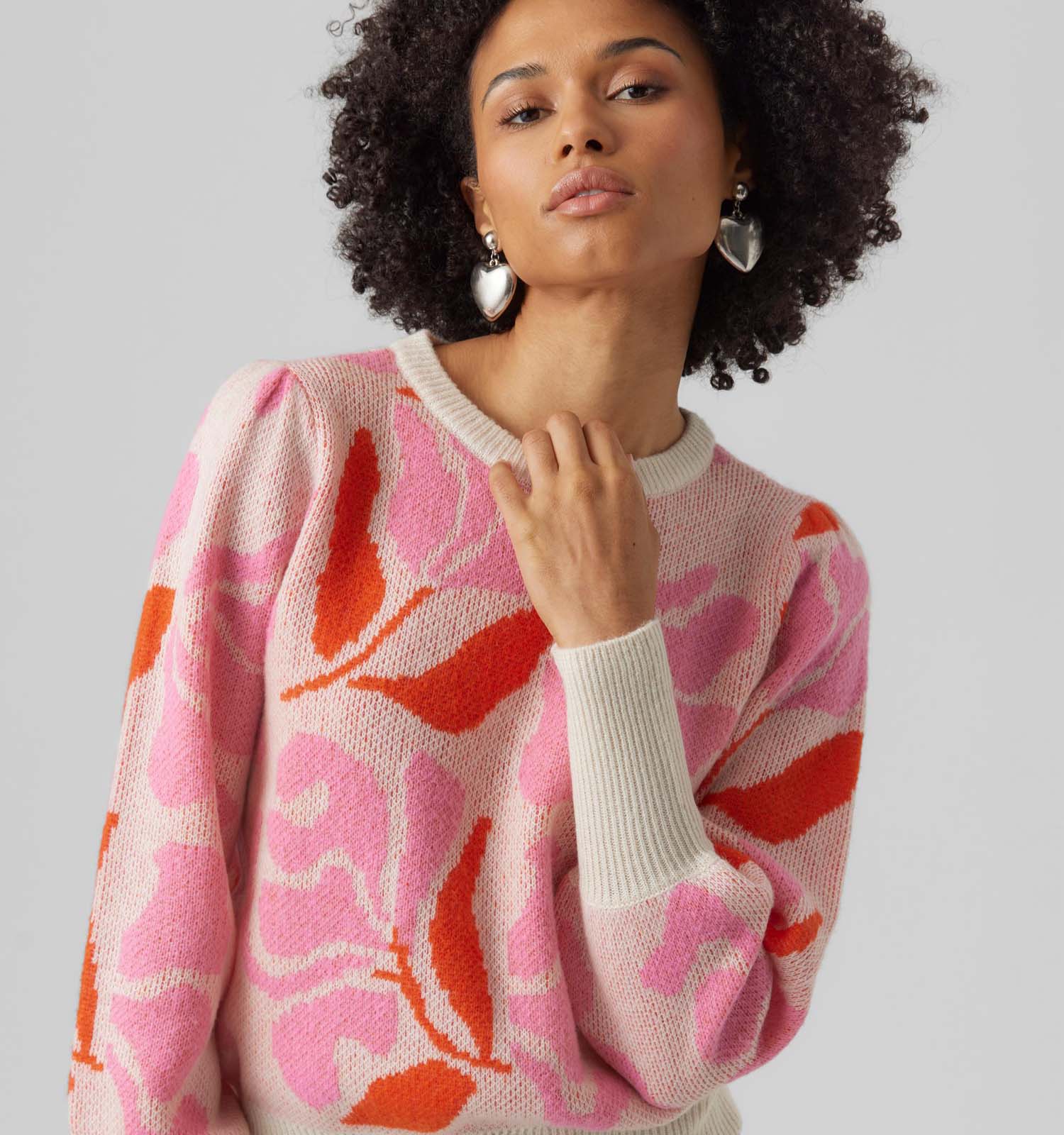 roze trui dames