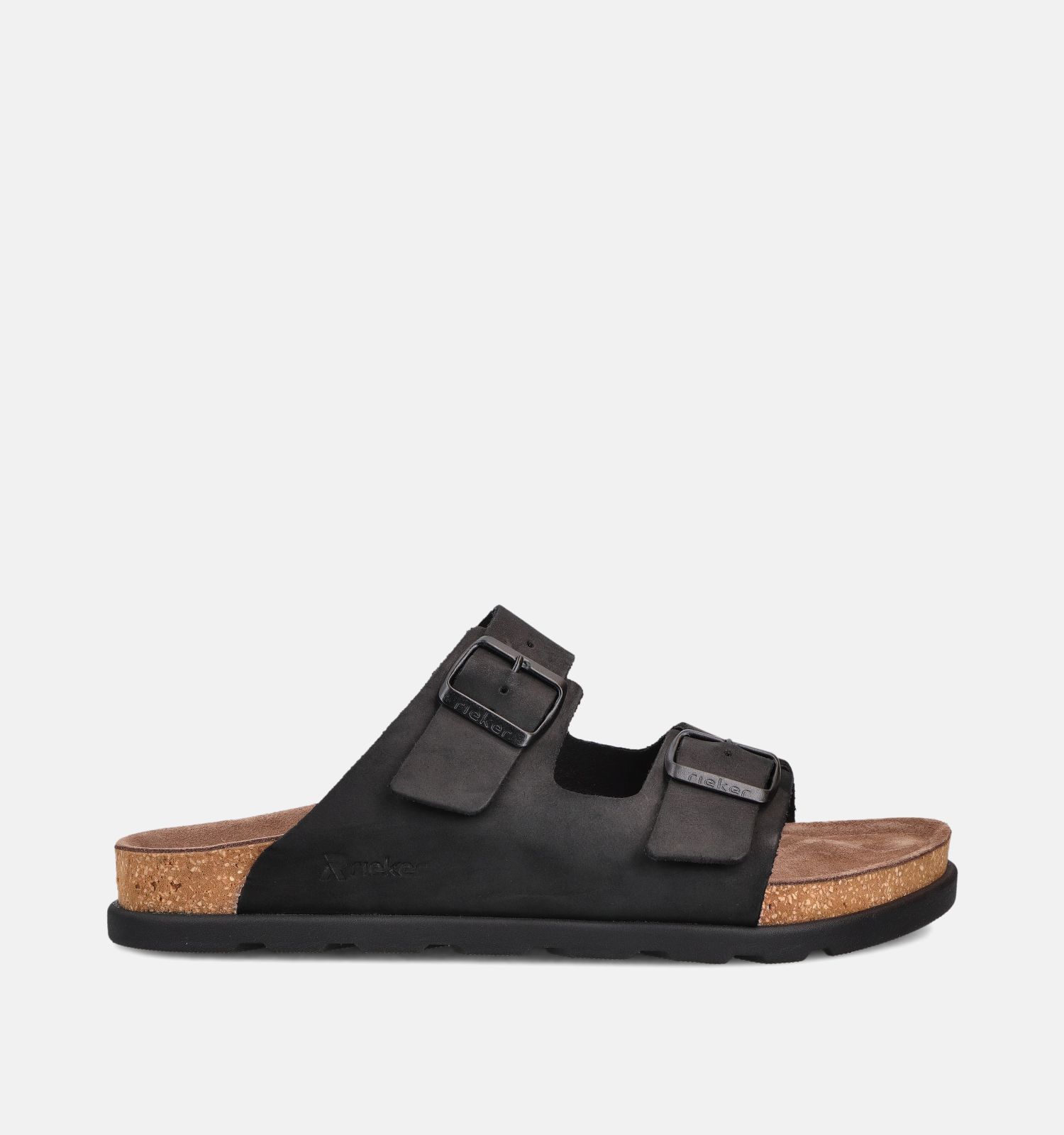 Rieker Zwarte Slippers