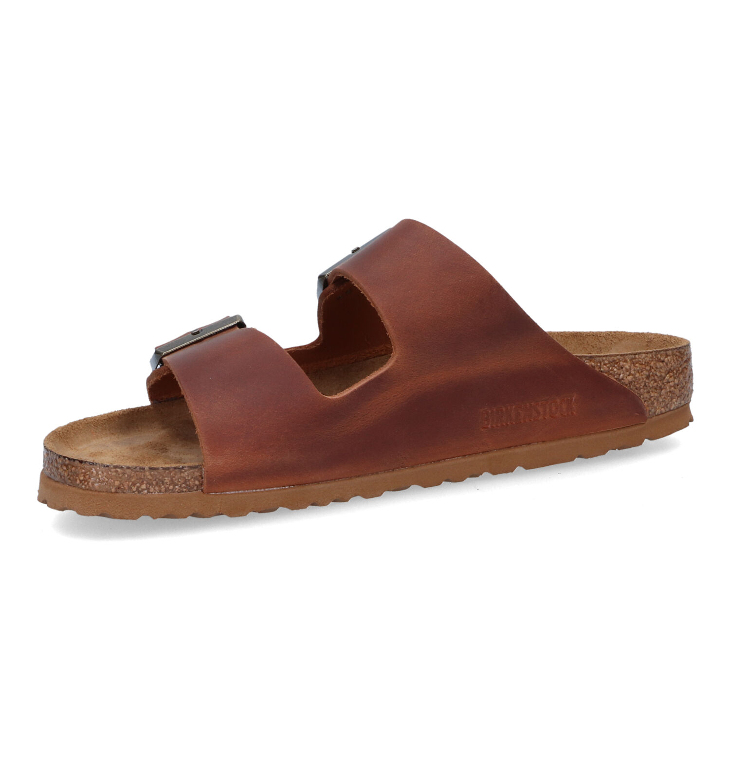 Birkenstock Arizona Cognac Slippers Dames Slippers Online op