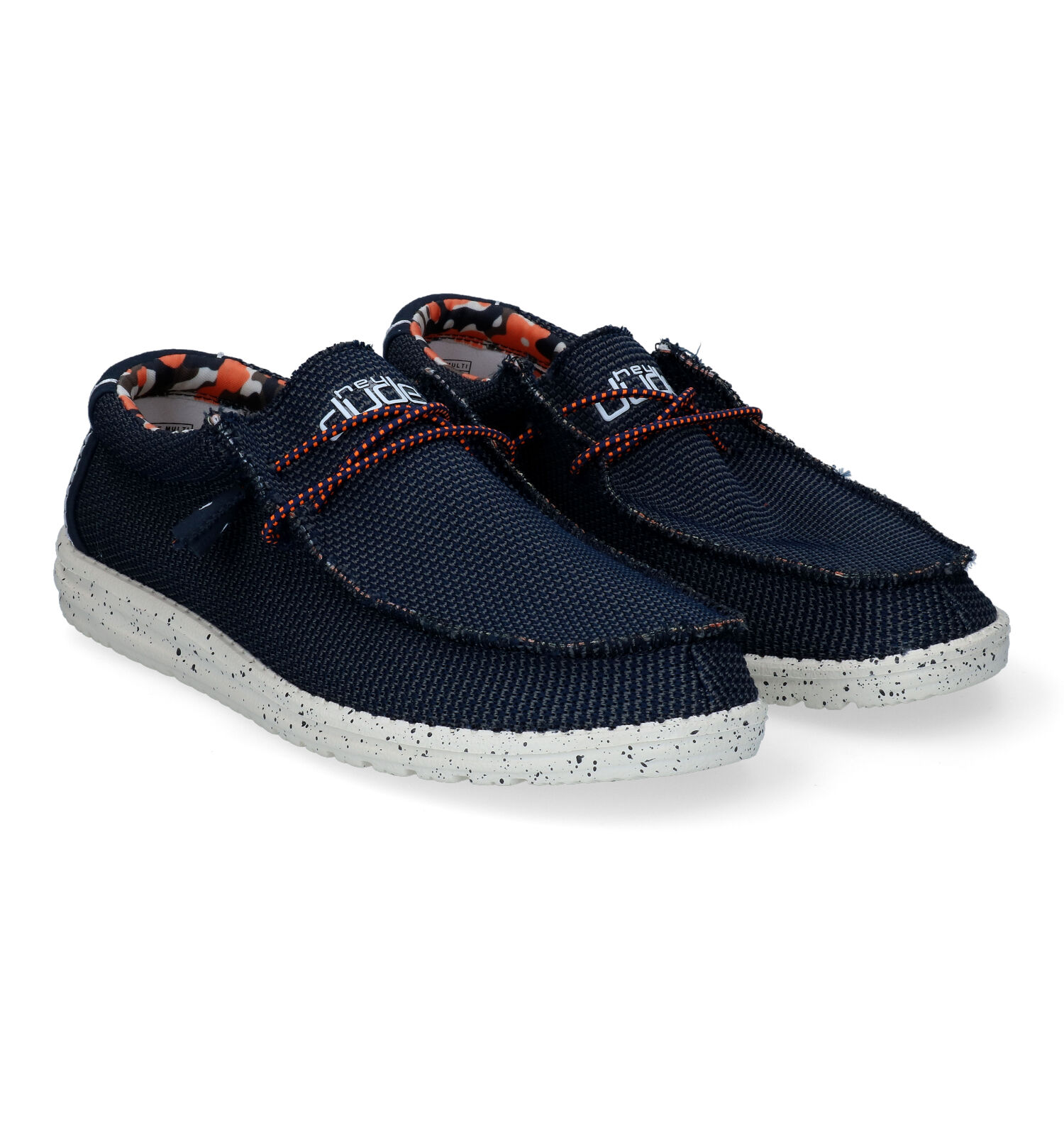HEYDUDE Wally Sox Blauwe Instappers | TORFS.BE | Gratis verzend en retour