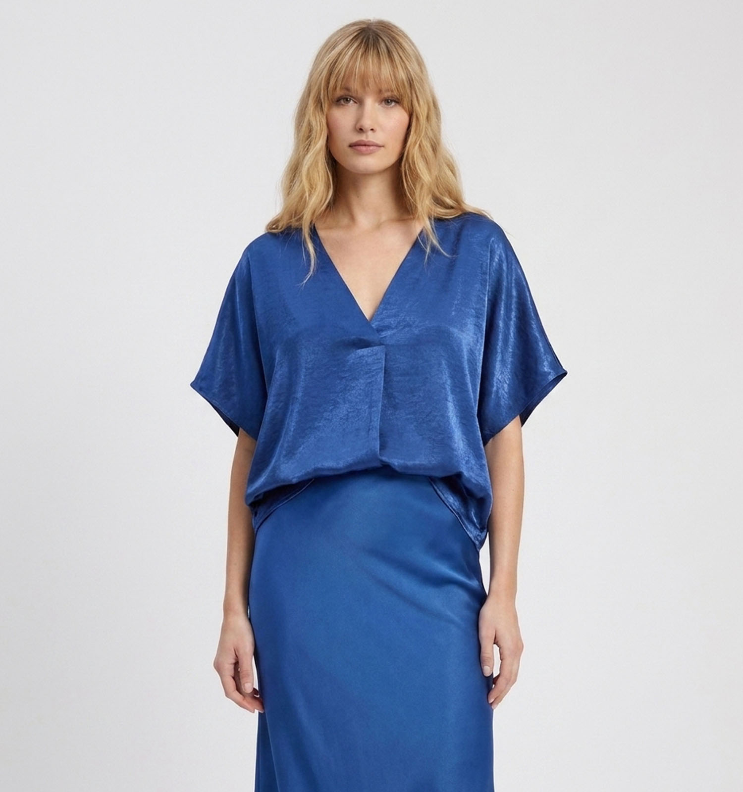 Vero Moda Vina Blauwe Blouse