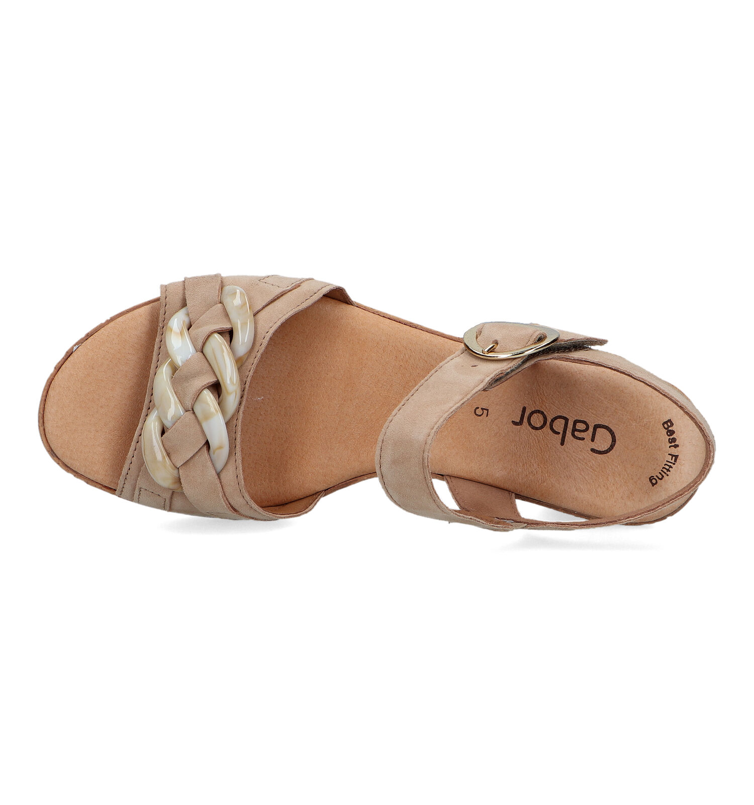 Gabor 44.554 Oro - Scarpe Sandali Donna 125,00