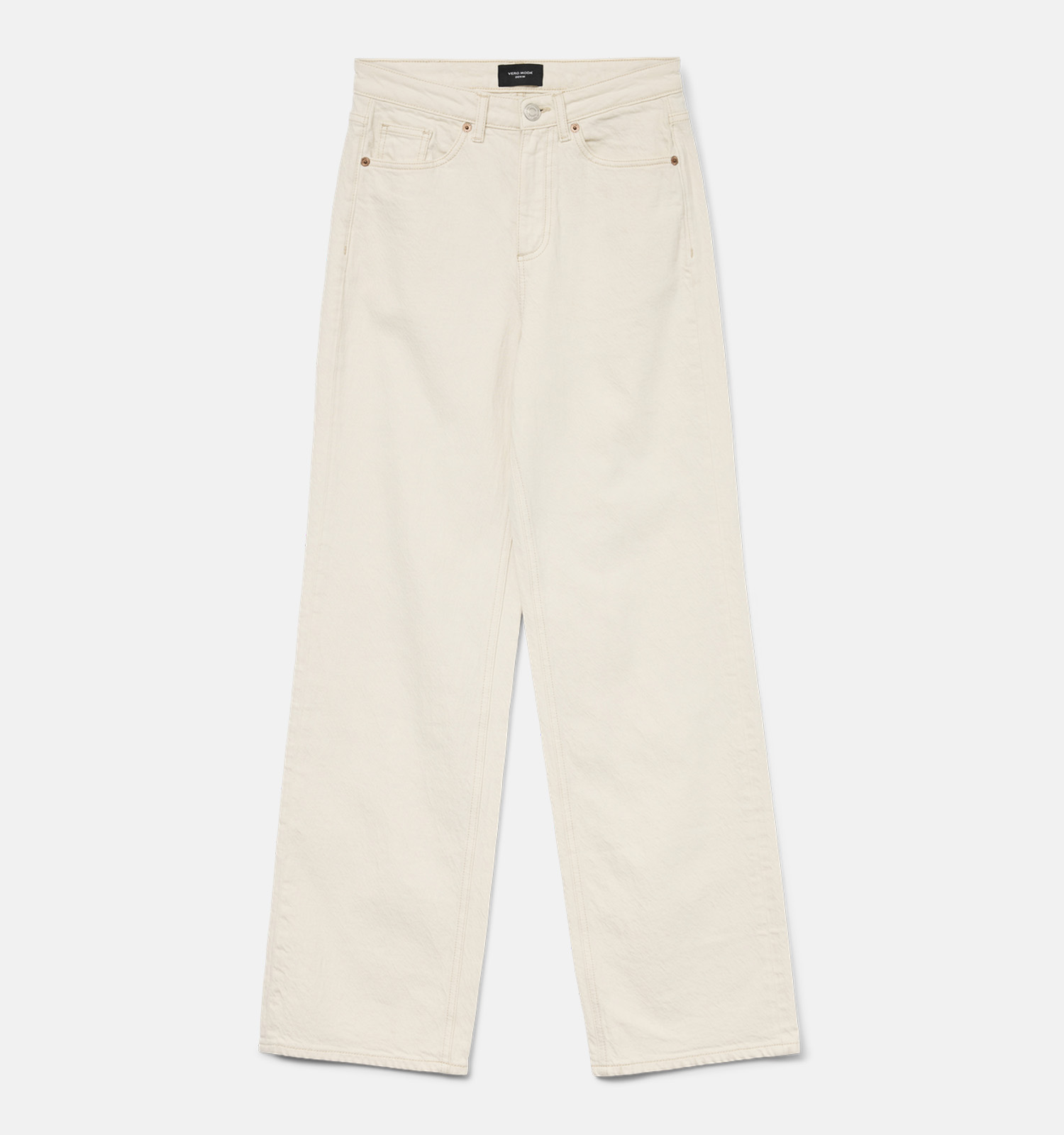 Vero Moda Curve Tessa Witte Wide leg Jeans