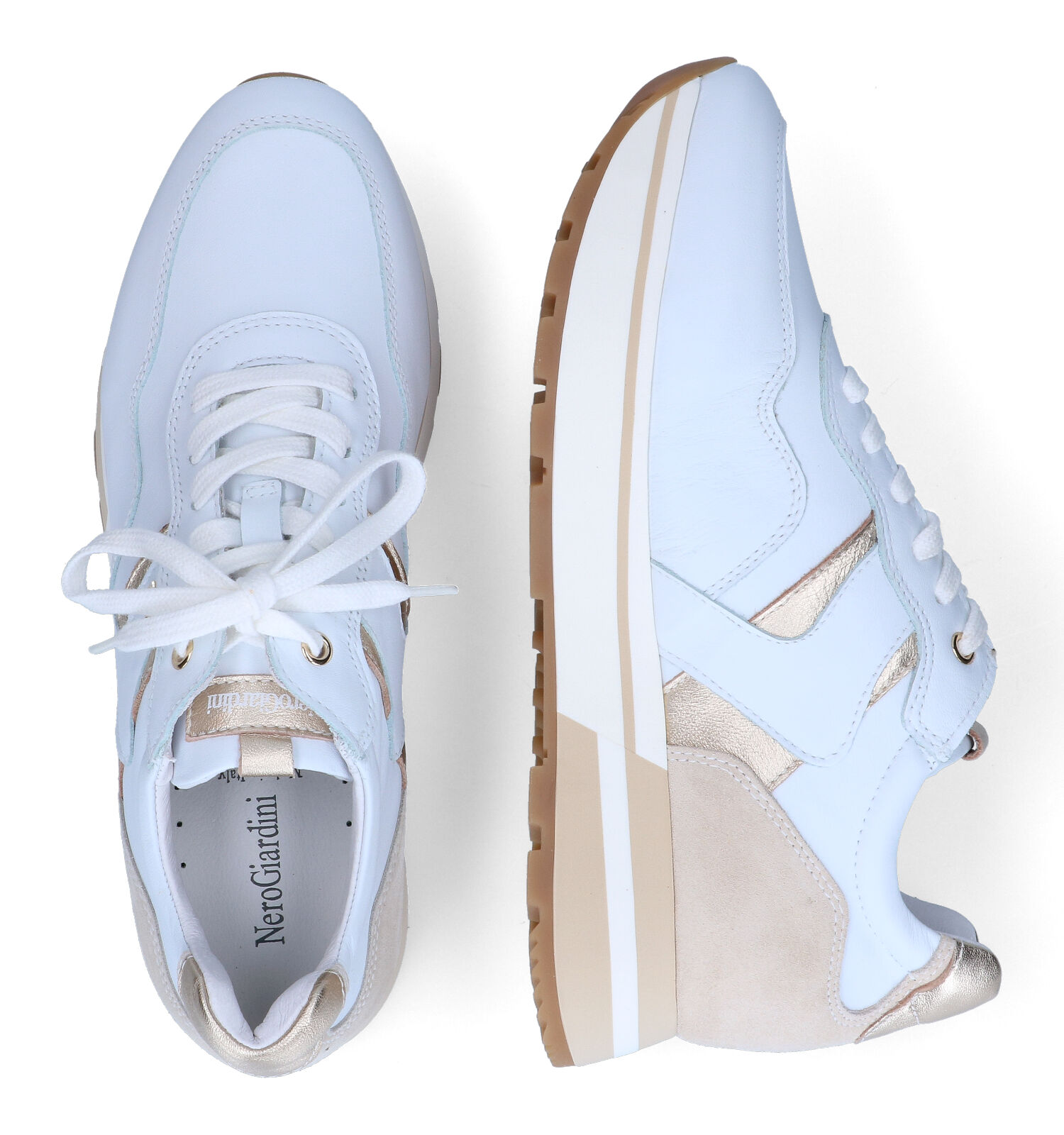 NeroGiardini Witte Sneakers | TORFS.BE | Gratis verzend en retour