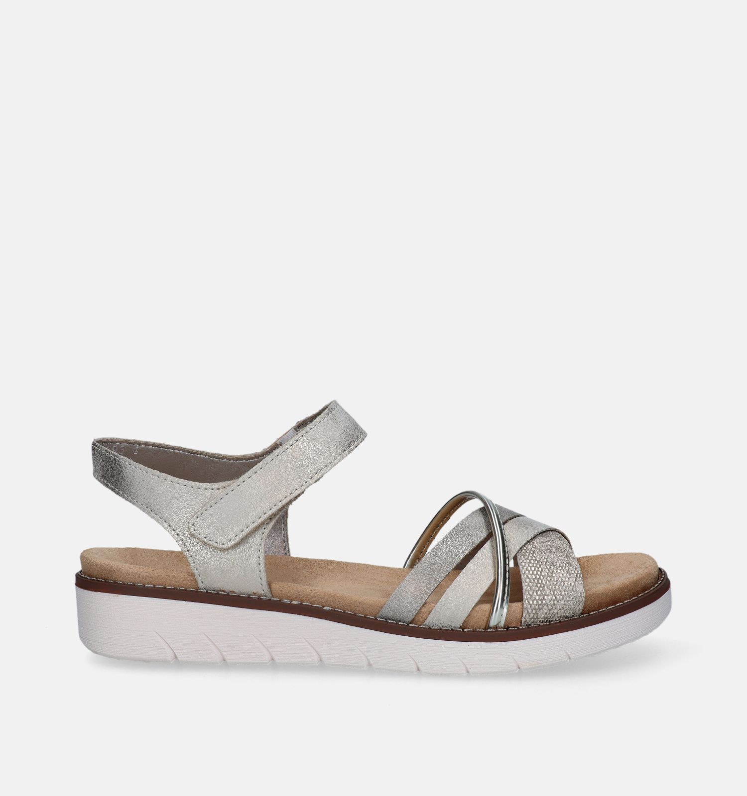 Remonte Taupe Sandalen voor steunzolen Dames Sandalen Online