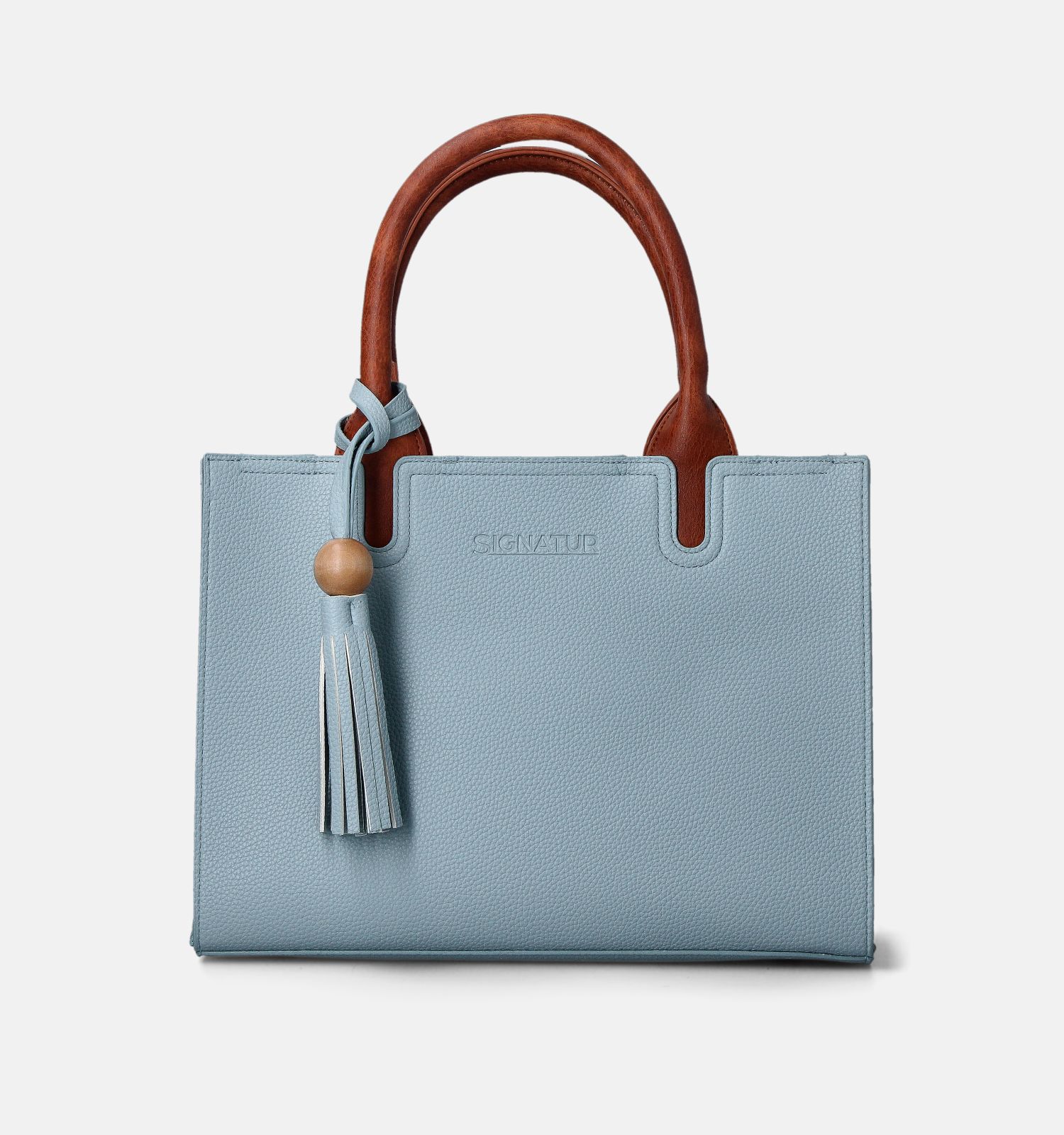 Signatur Blauwe Handtas