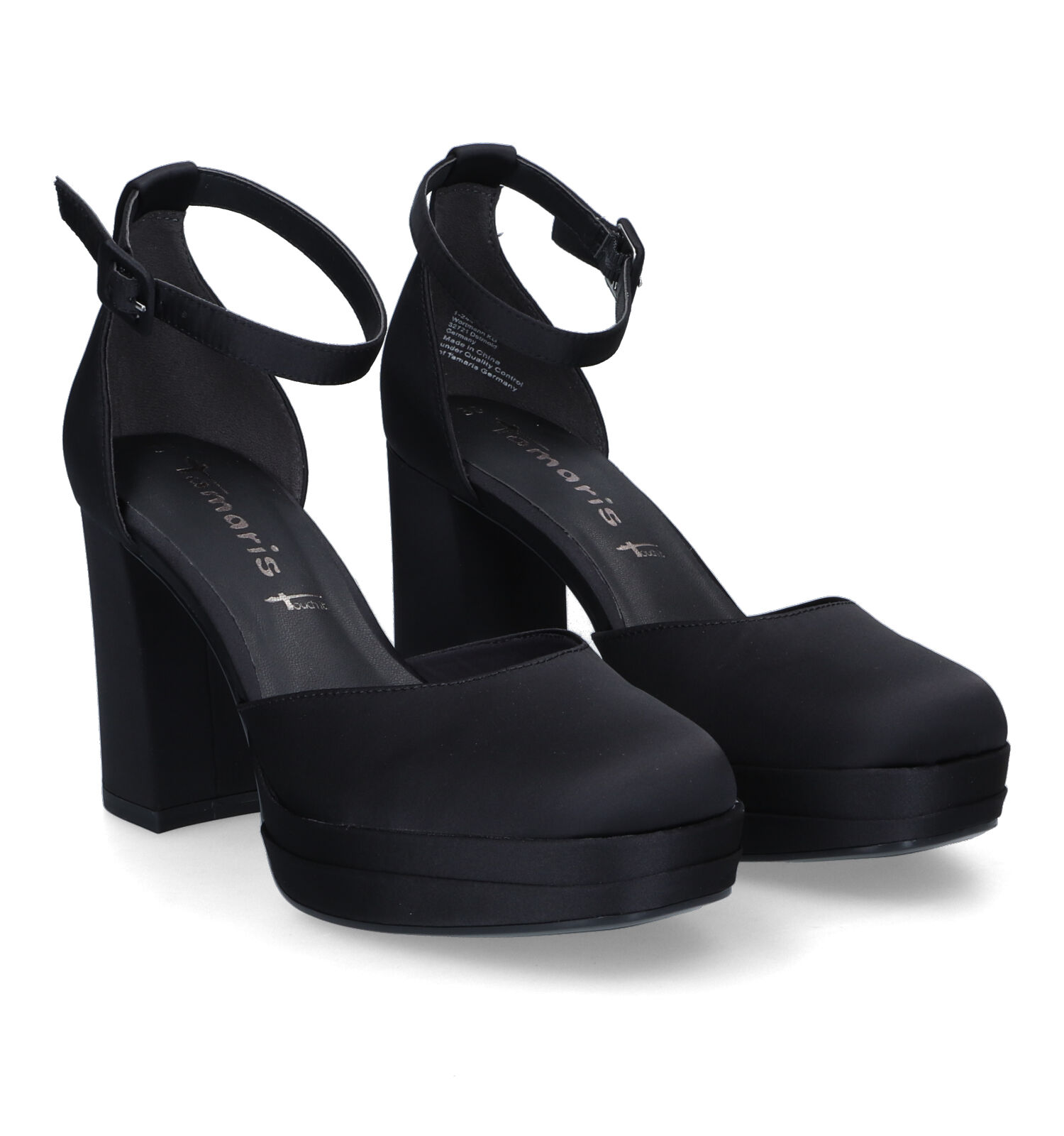 Tamaris Zwarte Pumps Pumps met bandje | TORFS.BE