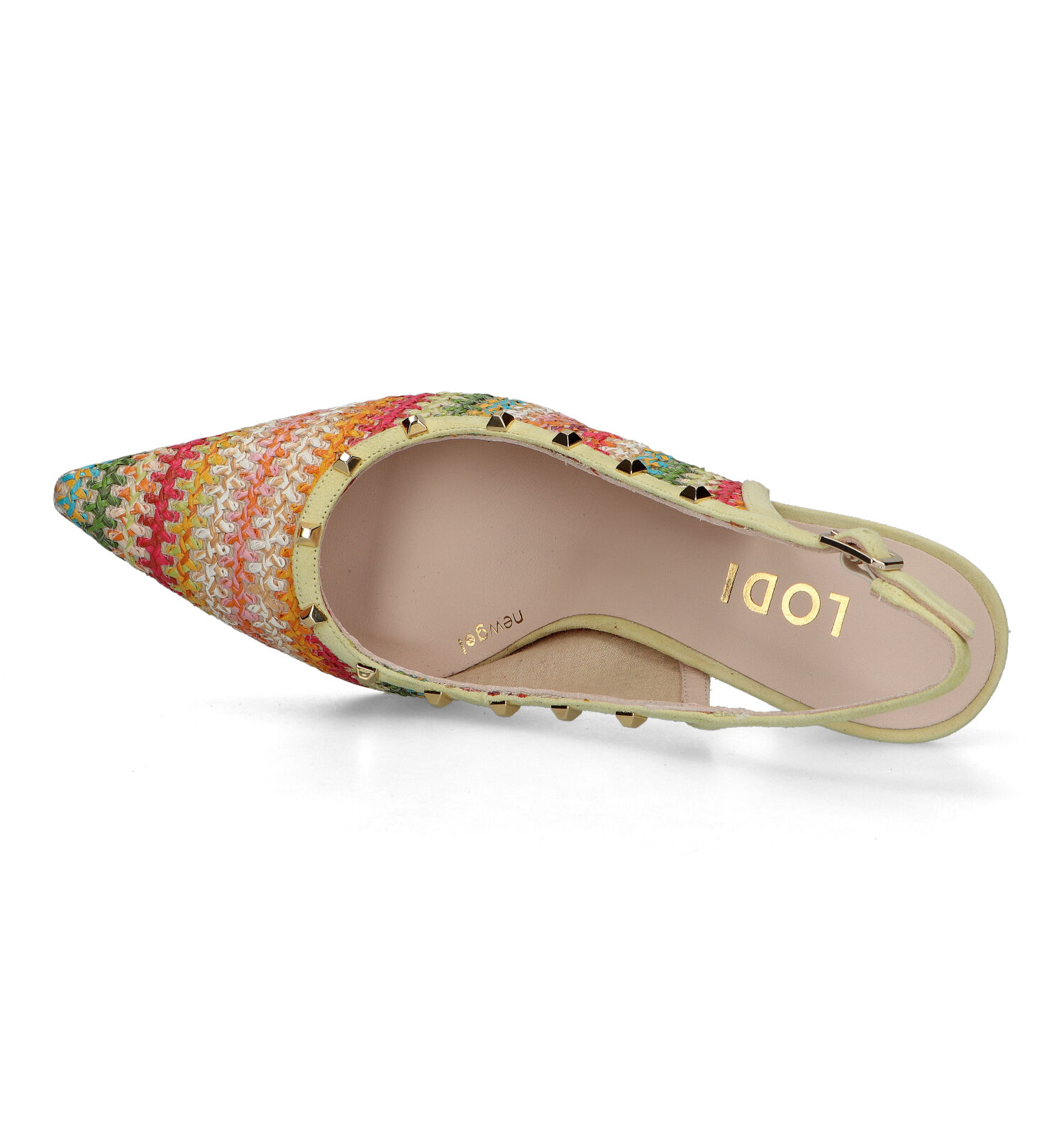 Lodi Momsa Escarpins slingback en Jaune Femmes Escarpins en