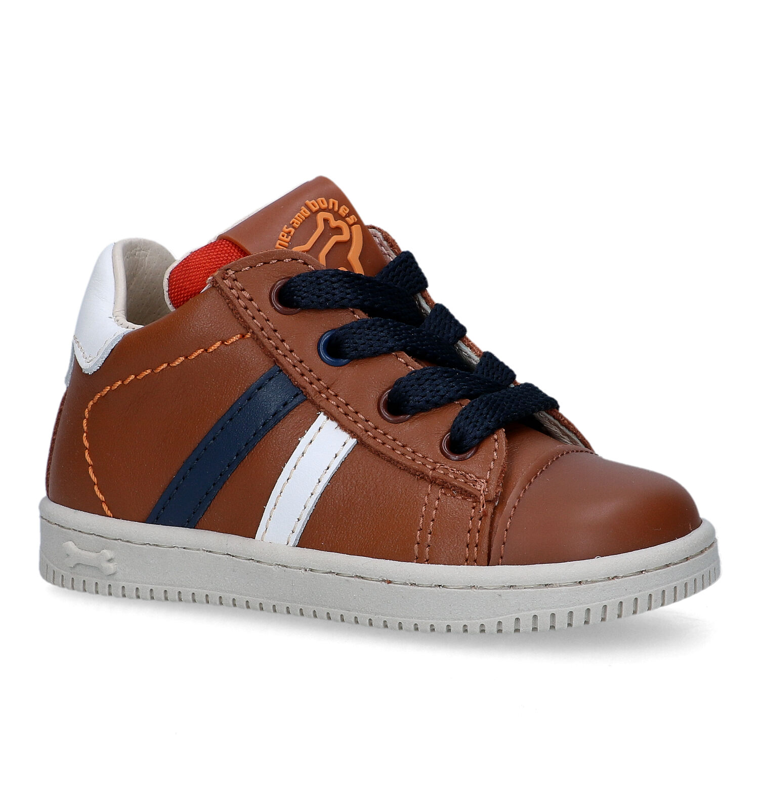 STONES and BONES Nepo Cognac Babyschoenen Jongens Babyschoenen
