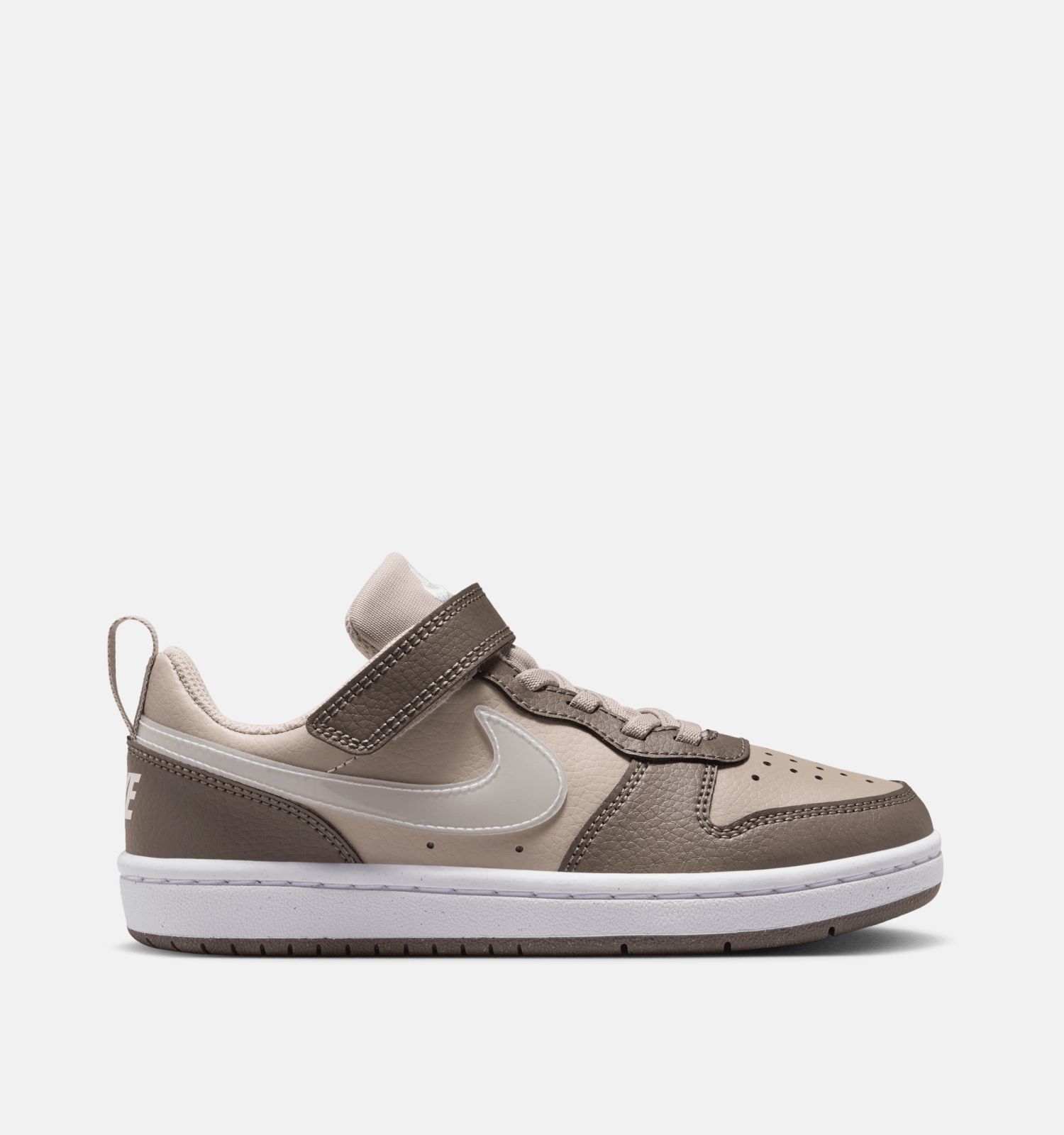 Nike Court Borough Low Bruine/Witte Sneakers