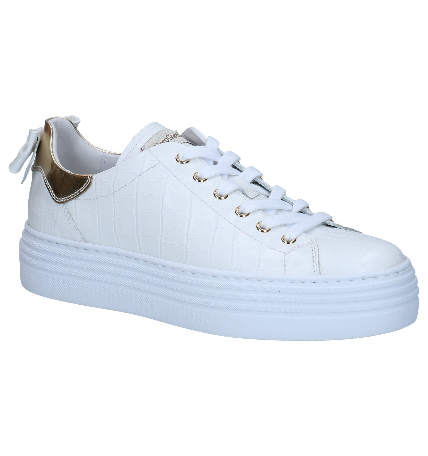 NeroGiardini Witte Veterschoenen | TORFS.BE | Gratis verzend en retour