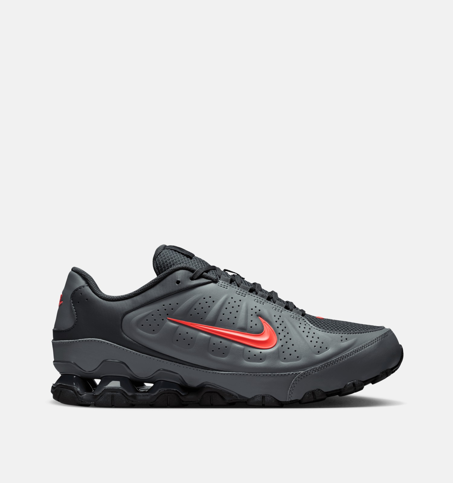 Nike Reax Donkergrijze Lage Sneakers