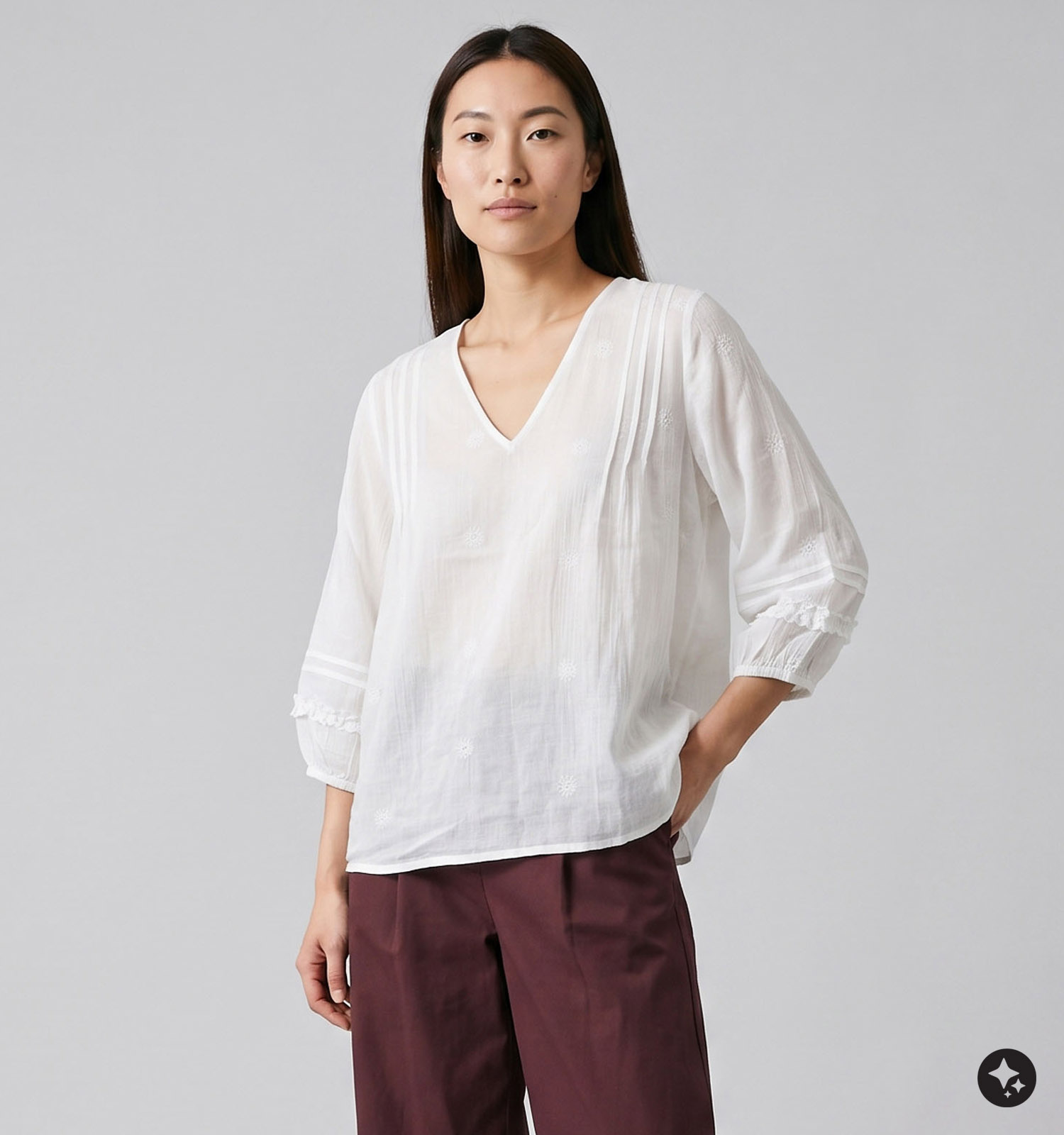 Vero Moda Leslie Blouse en Blanc