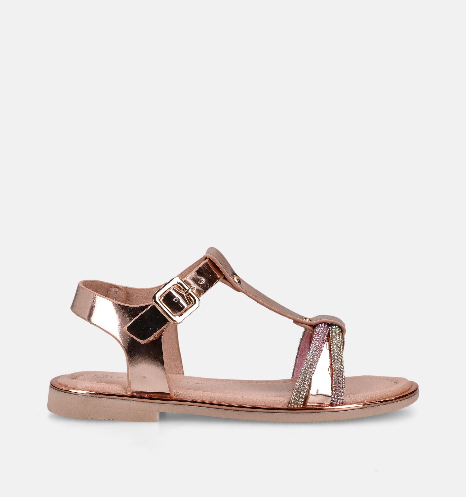 Milo & Mila Roze Sandalen met Gesp