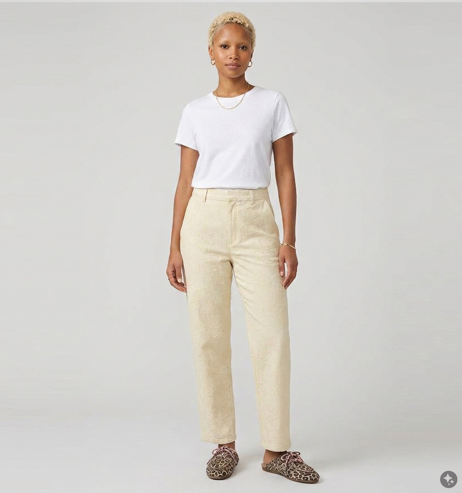 JDY Havanna Pantalon classique en Beige