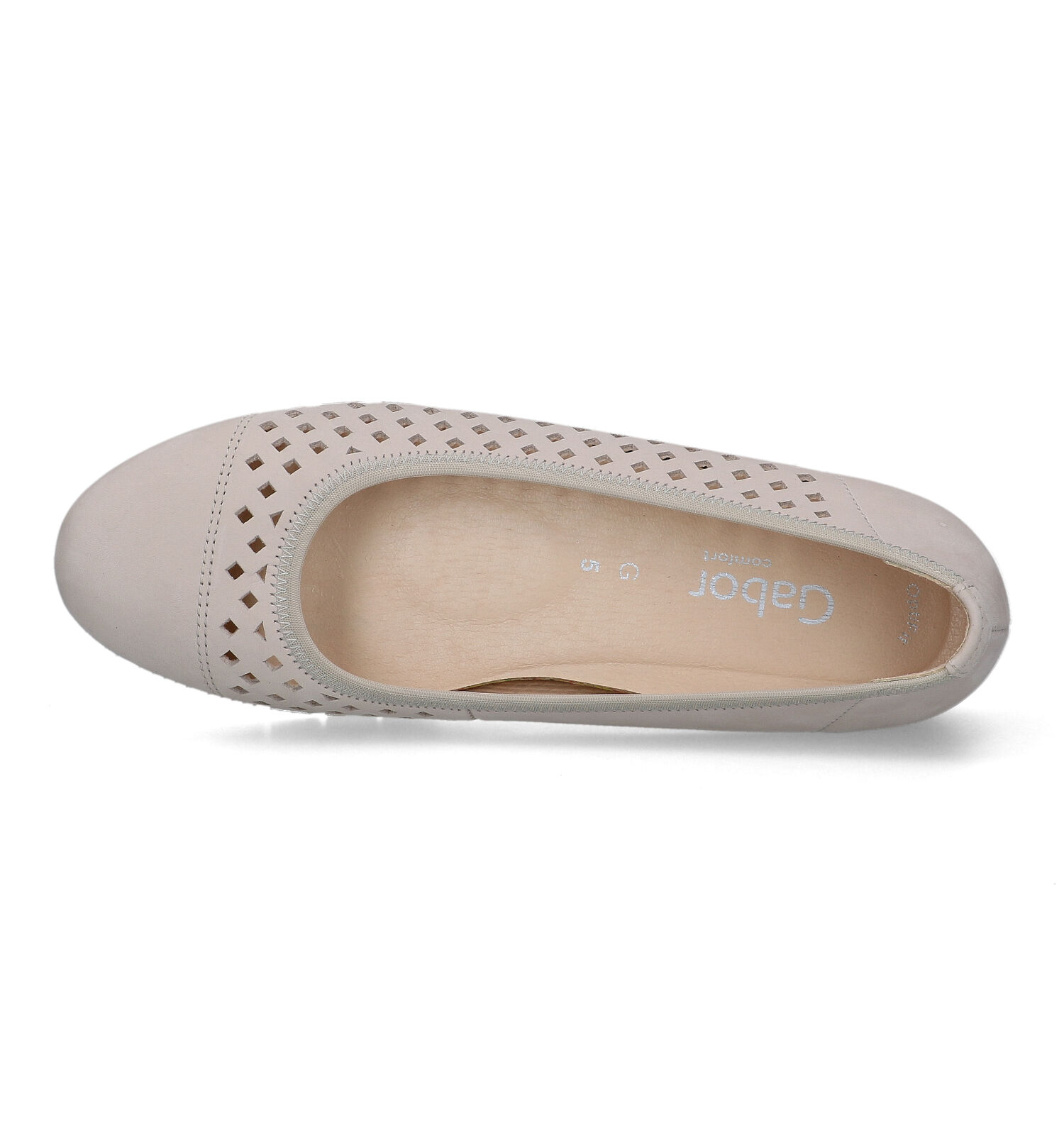 klein Bewolkt Middellandse Zee Gabor Comfort Beige Ballerina's | Dames Lage schoenen